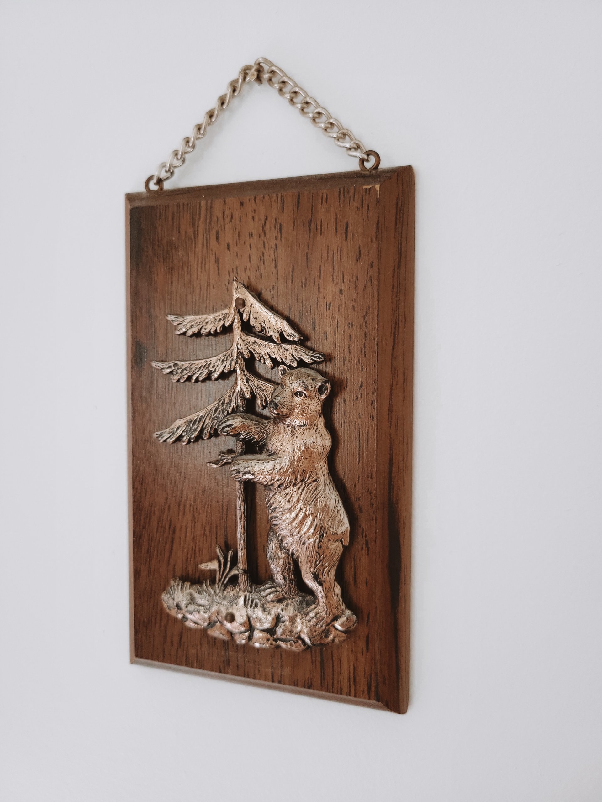 Vintage Bear Wall Plaque — view 2