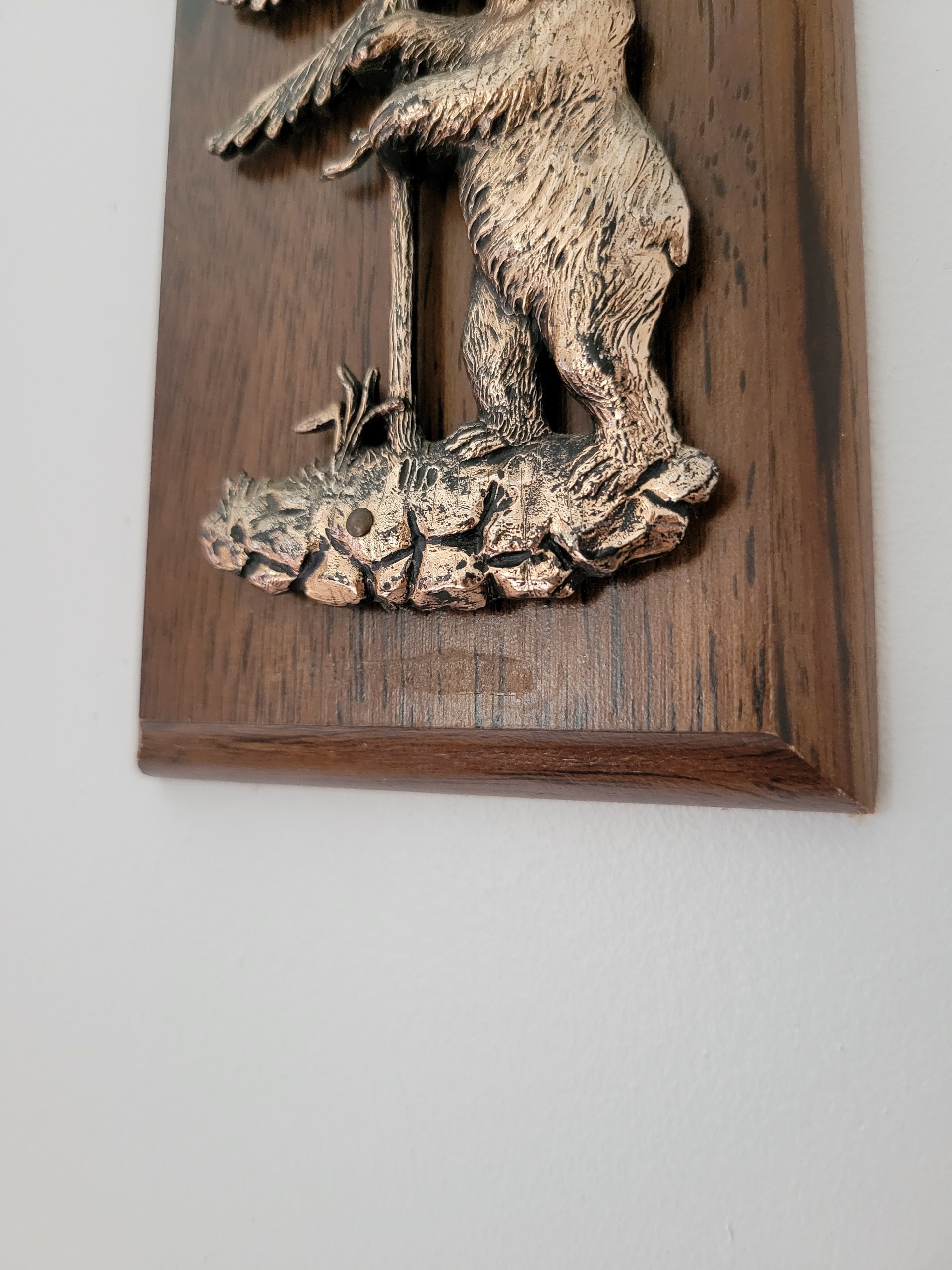 Vintage Bear Wall Plaque — view 3