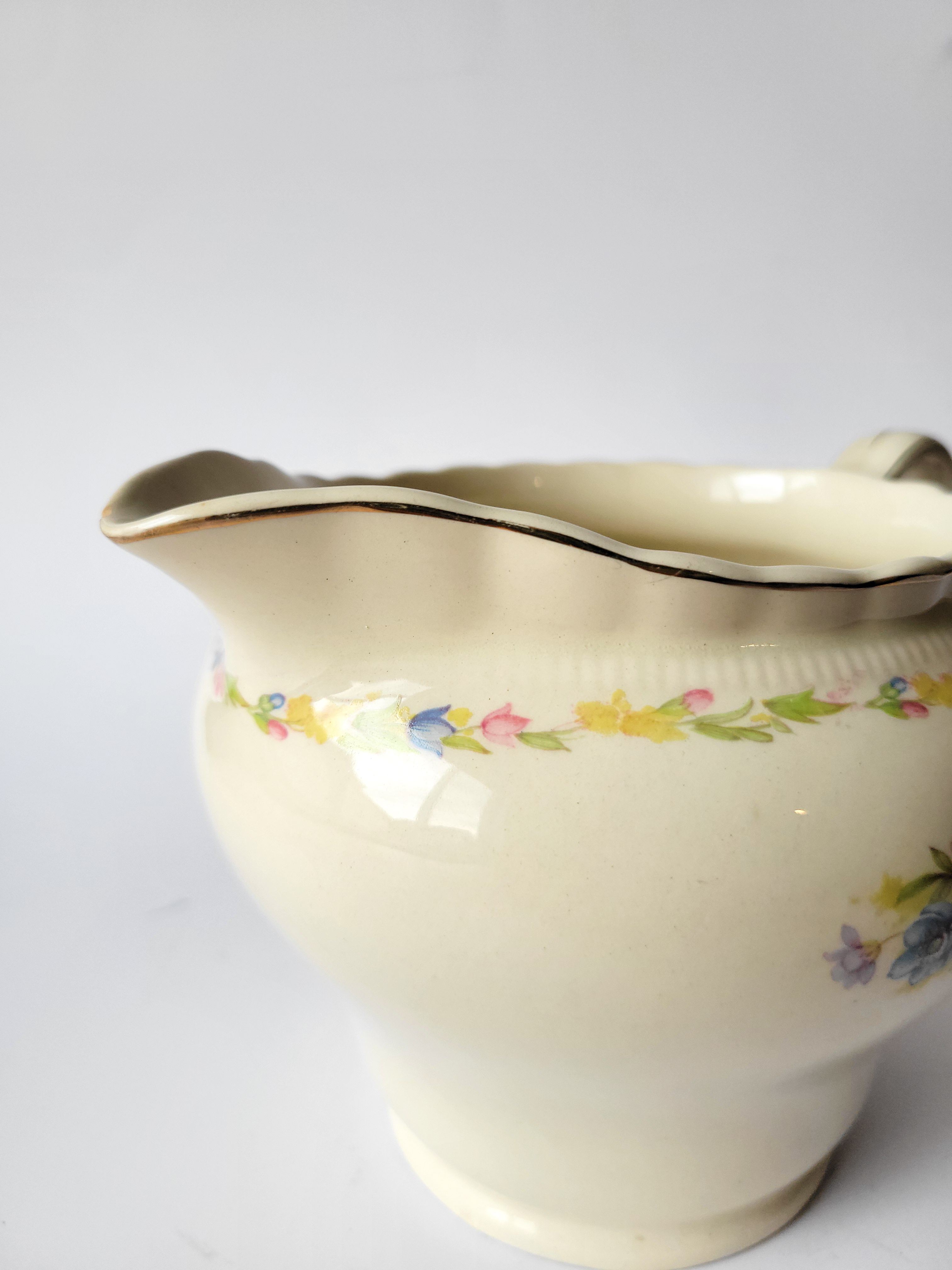 Antique J&G Meakin SOL Pitcher — view 4