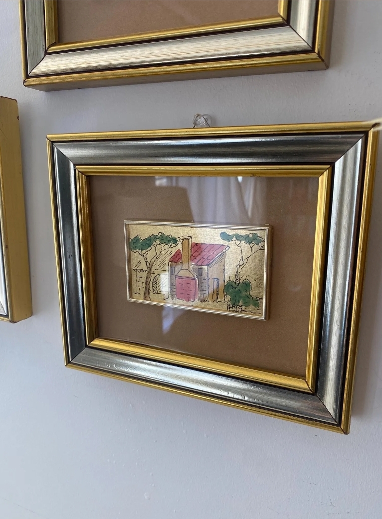 Vintage Italian Miniature Paintings — view 2