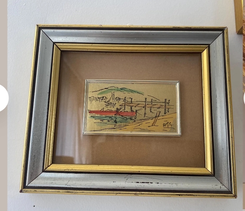 Vintage Italian Miniature Paintings — view 4