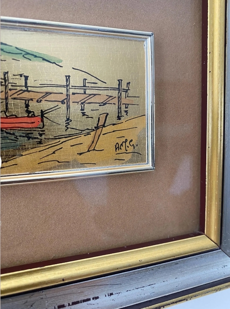Vintage Italian Miniature Paintings — view 5