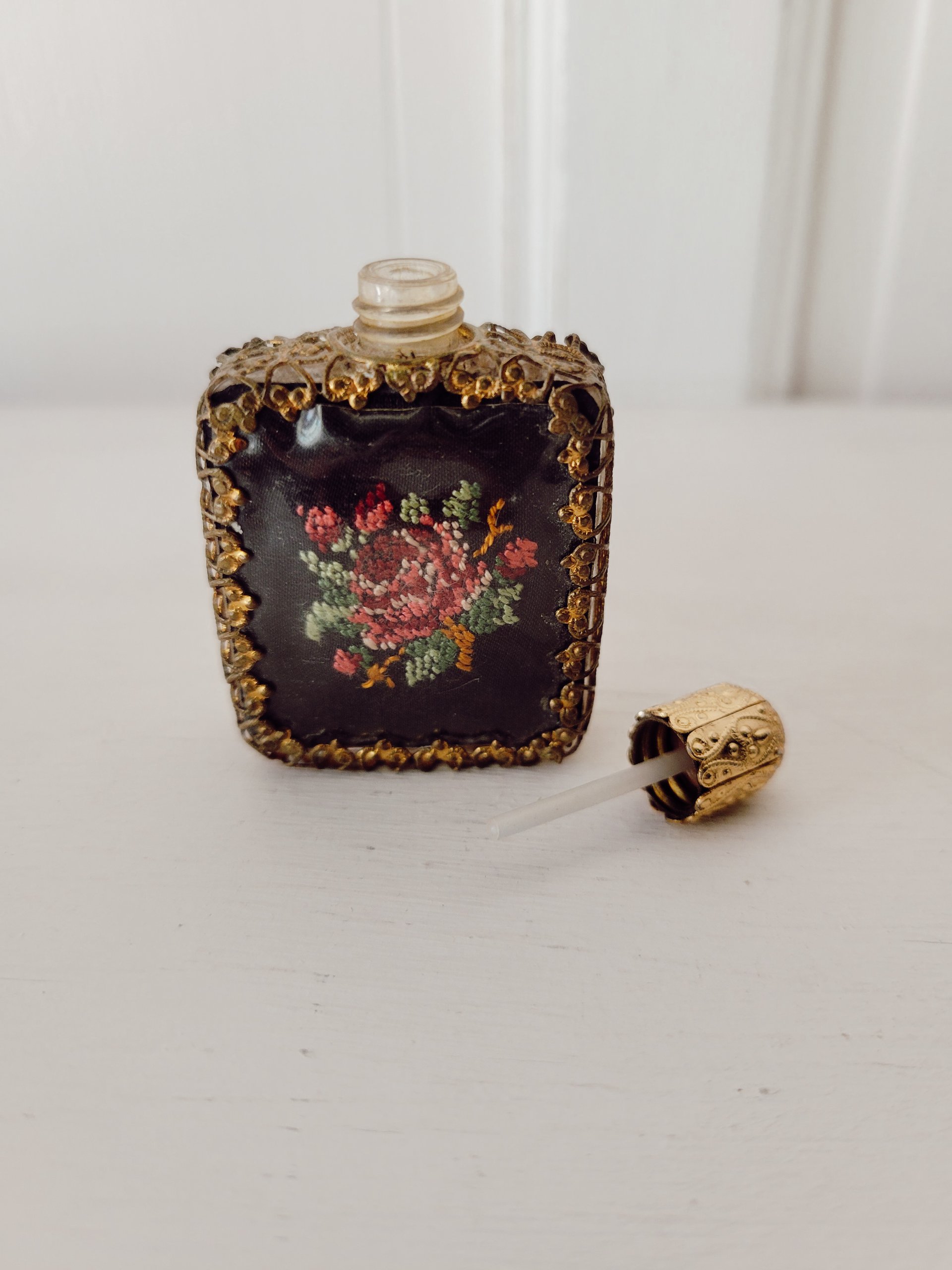 Vintage Filigree Perfume Bottle — view 3