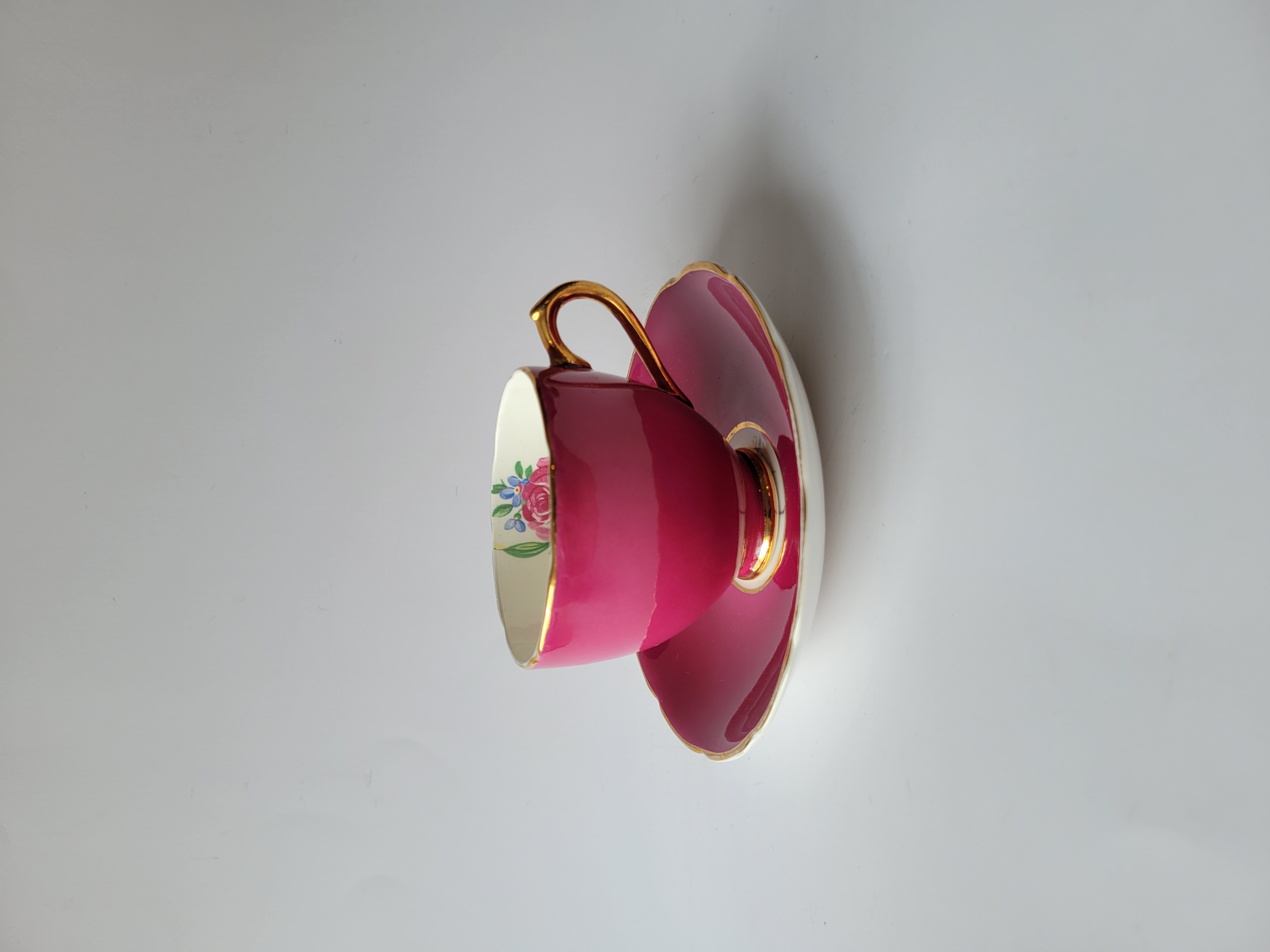 Vintage Hazel Teacup & Saucer — view 2