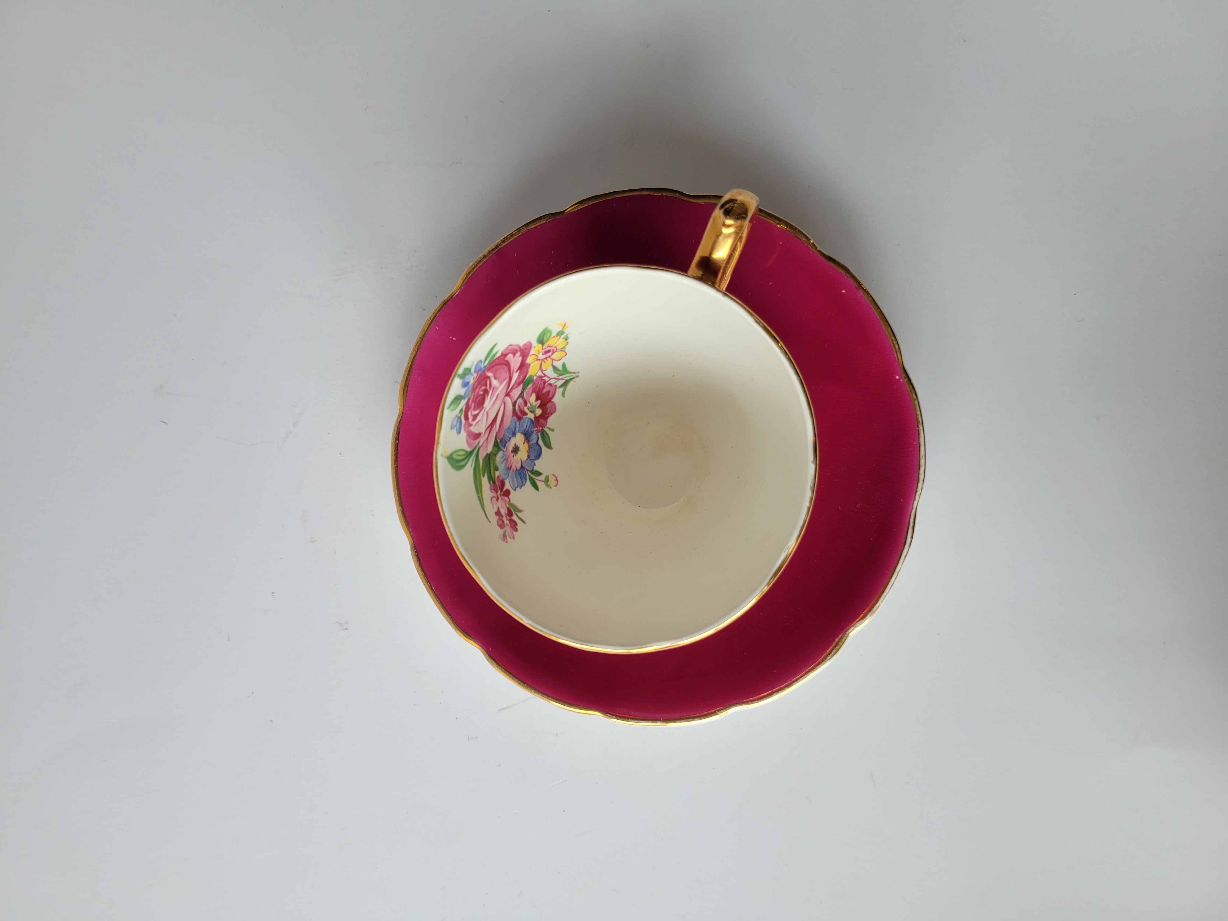 Vintage Hazel Teacup & Saucer — view 3