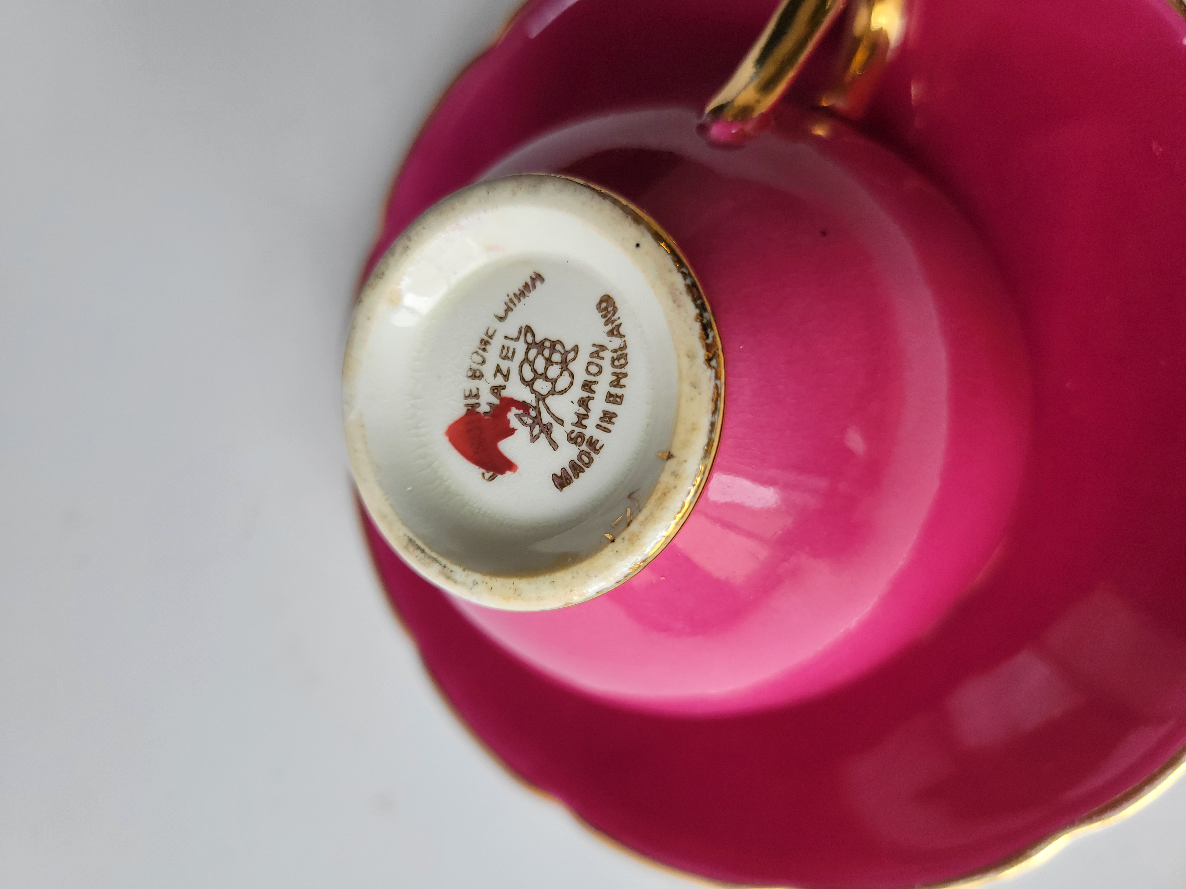 Vintage Hazel Teacup & Saucer — view 5