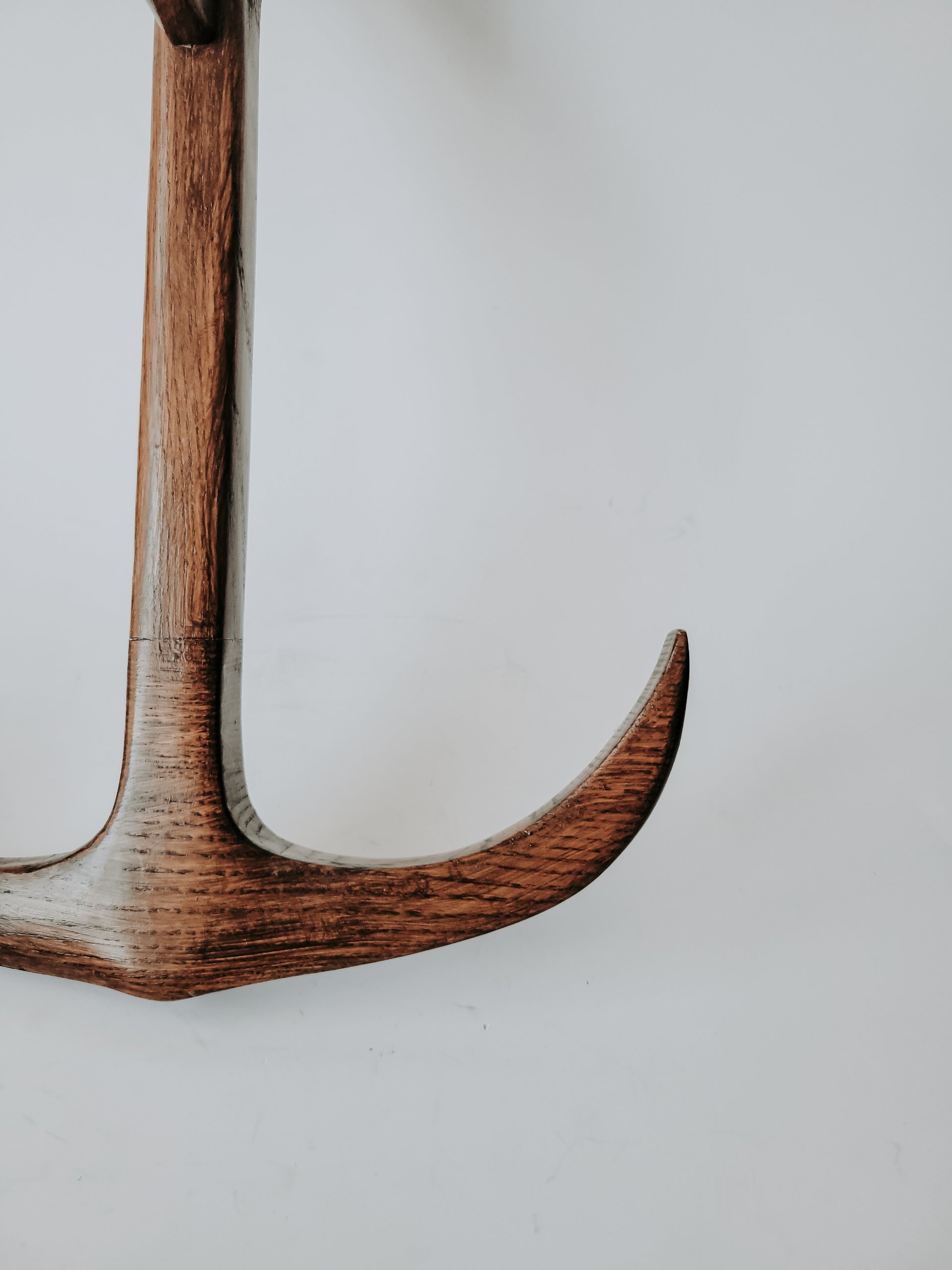 Wooden Anchor Wall Hook — view 2
