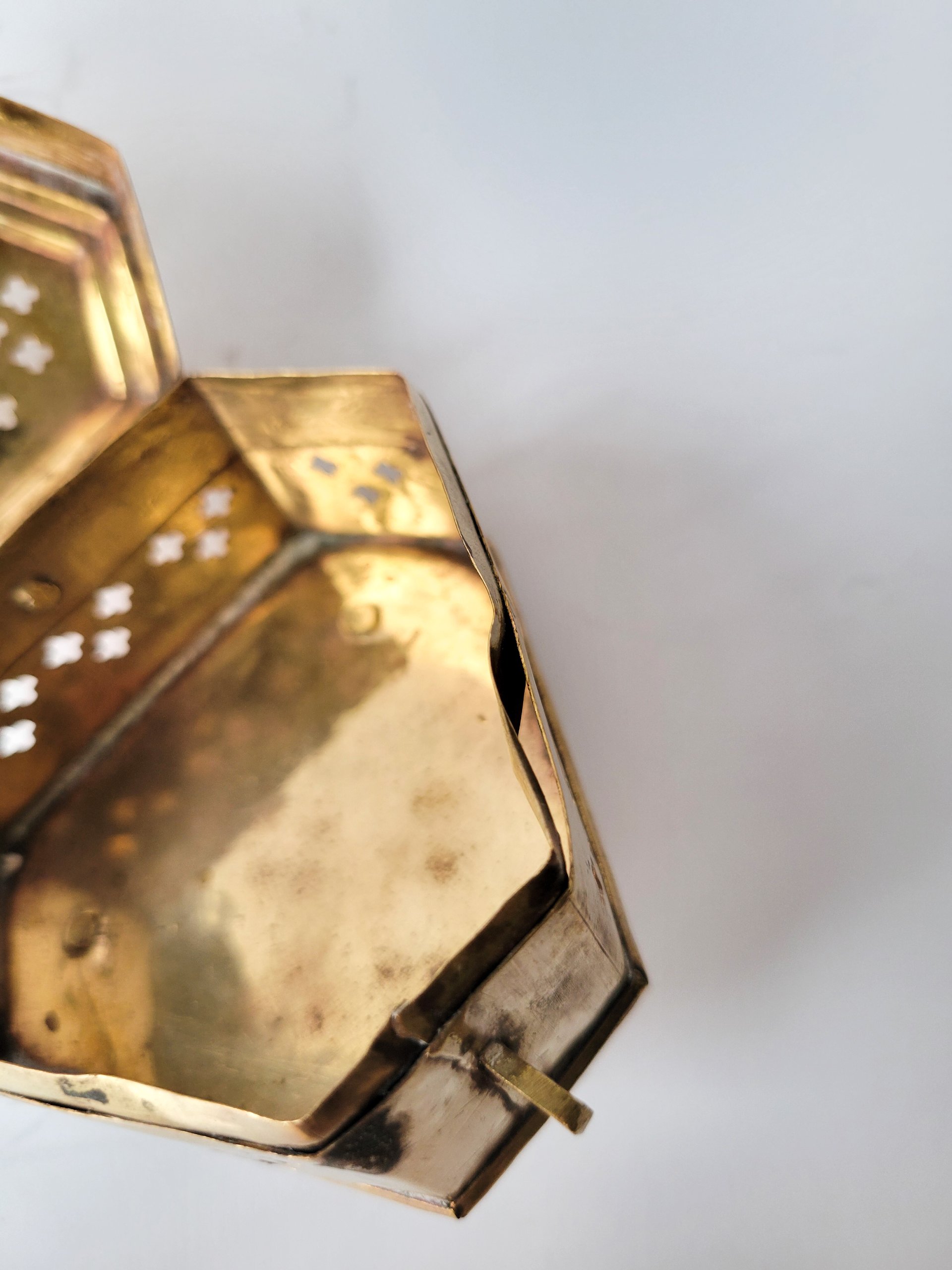 Small Pierced Brass Cricket Box — view 5