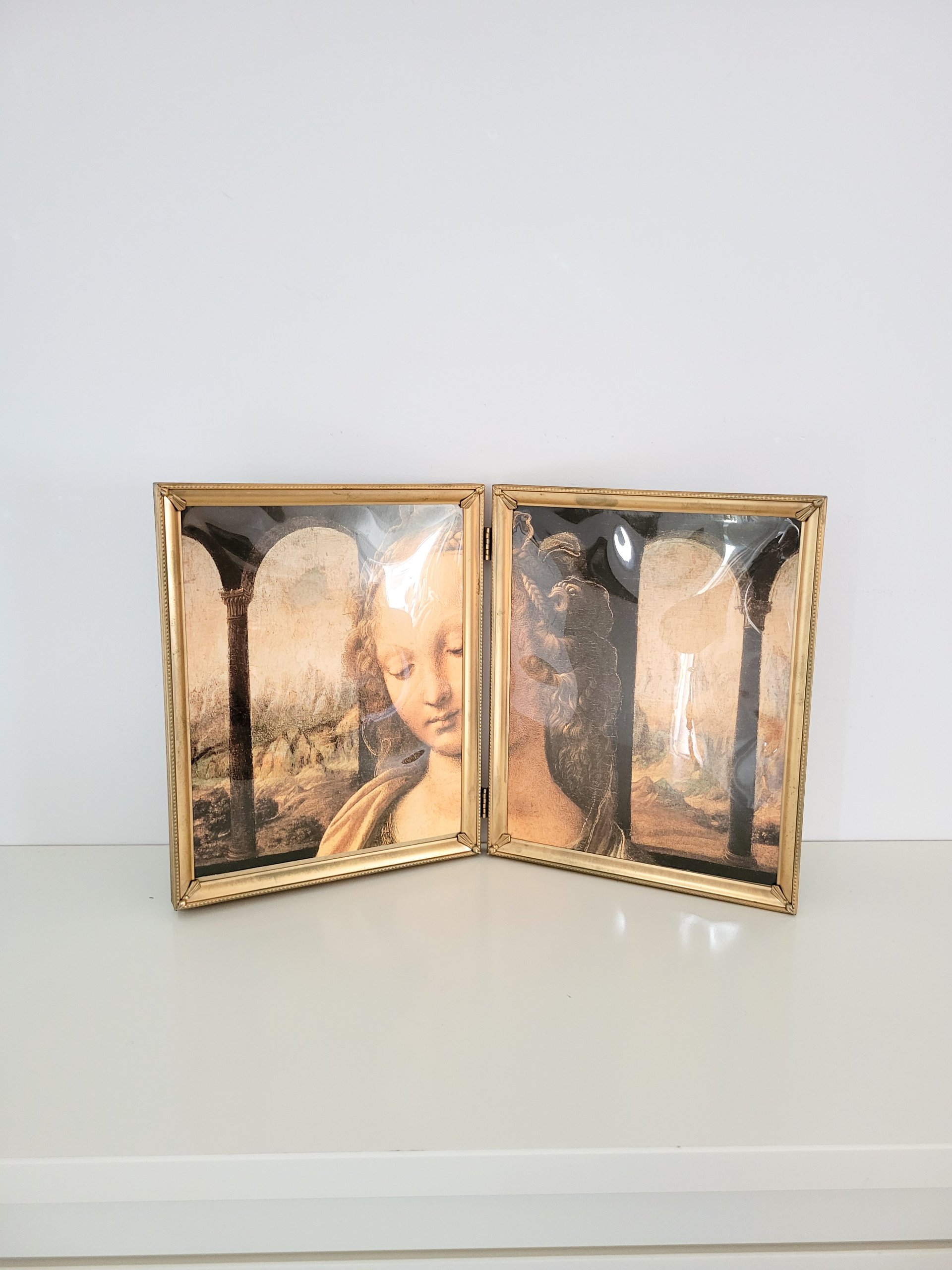 Vintage Bifold Photo Frame