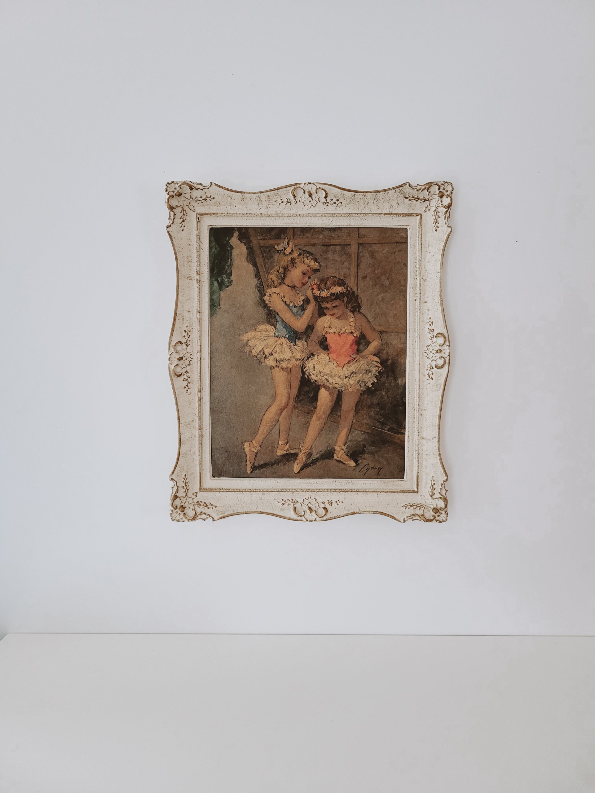 Vintage Framed Cydney Grossman Print