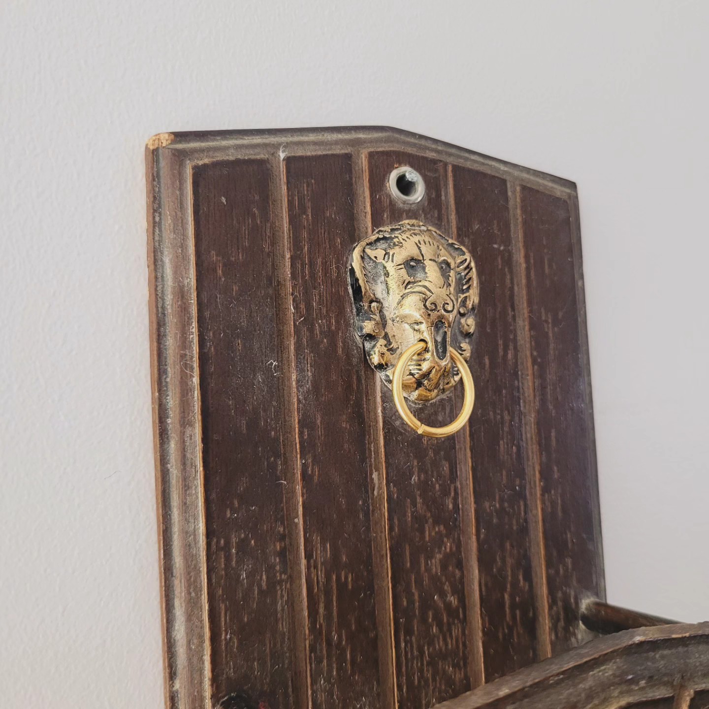 Vintage Wood Mail Sorter — view 2