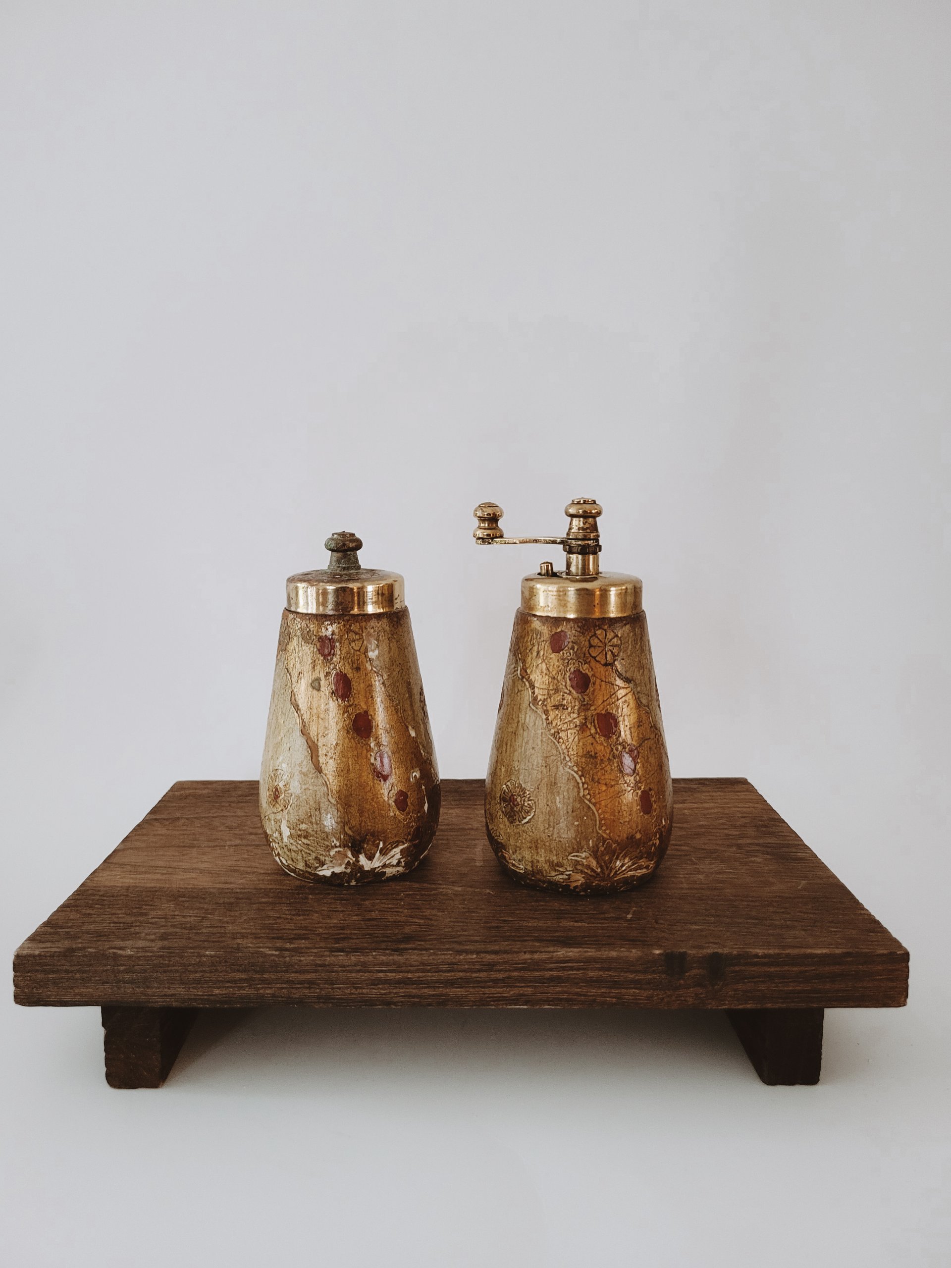Florentine Salt Shaker & Pepper Mill