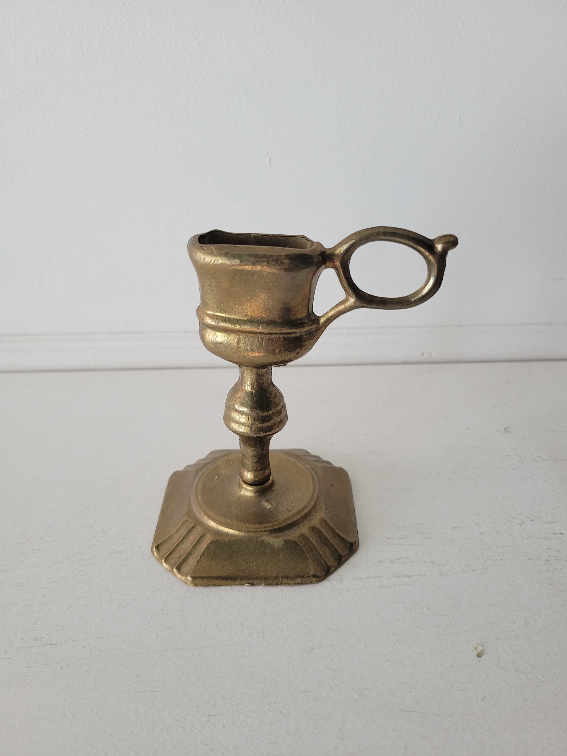 Vintage Brass Match Holder — view 2