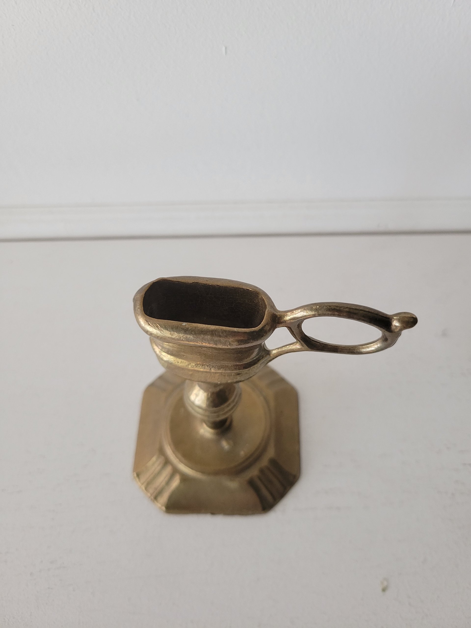 Vintage Brass Match Holder — view 3
