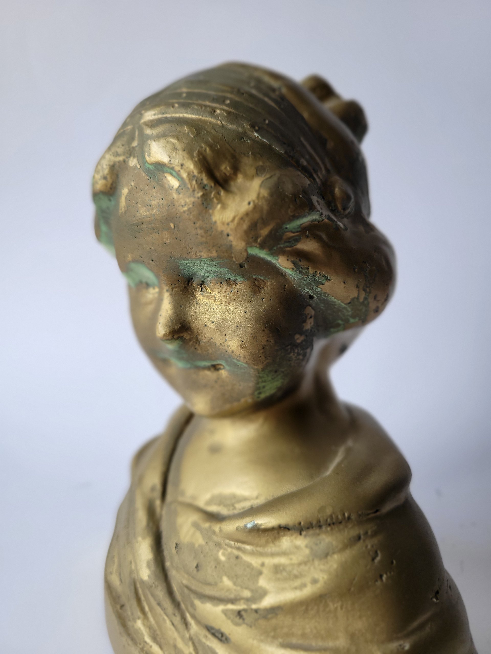 Gilt Female Bust — view 2