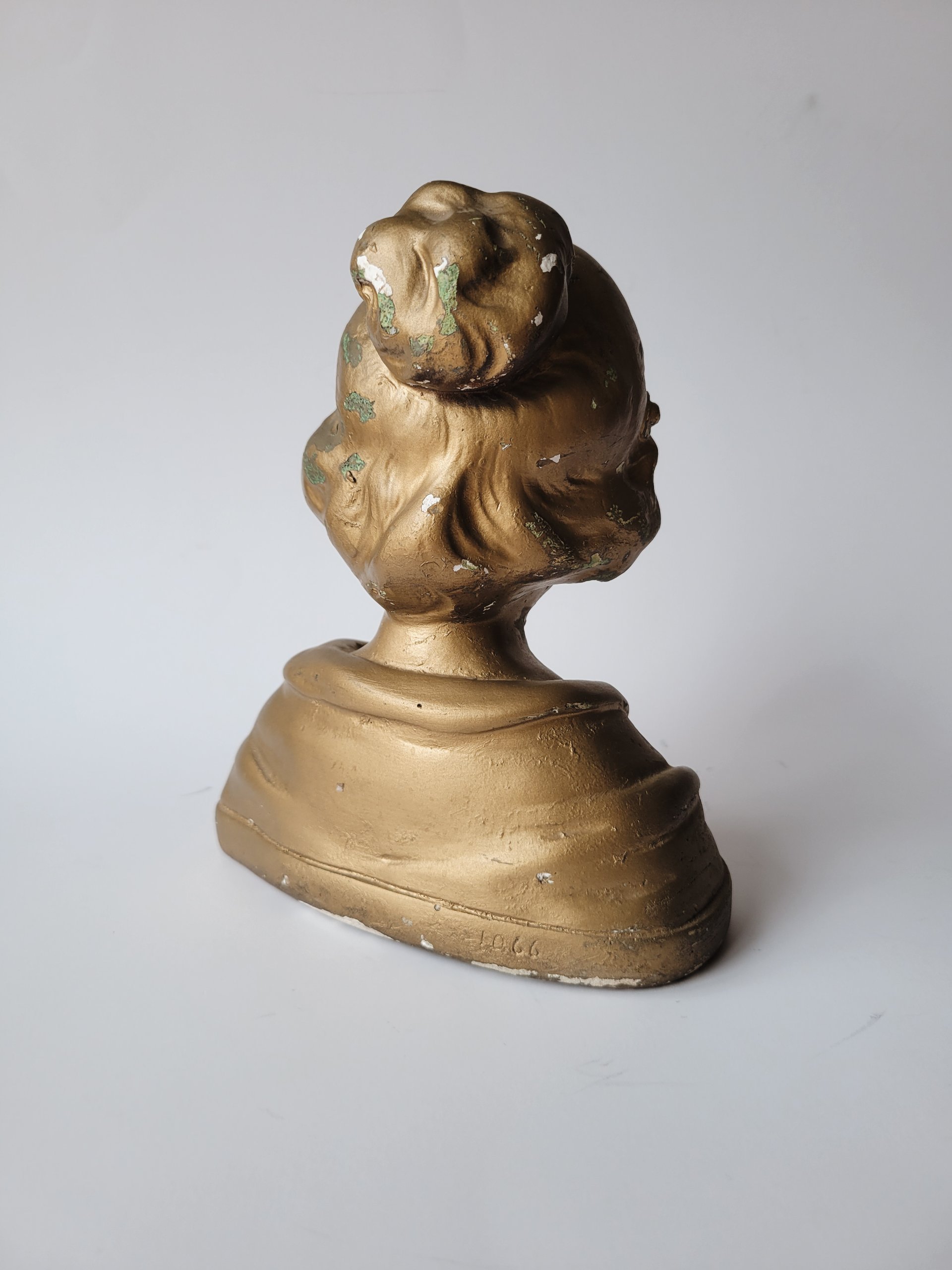 Gilt Female Bust — view 3