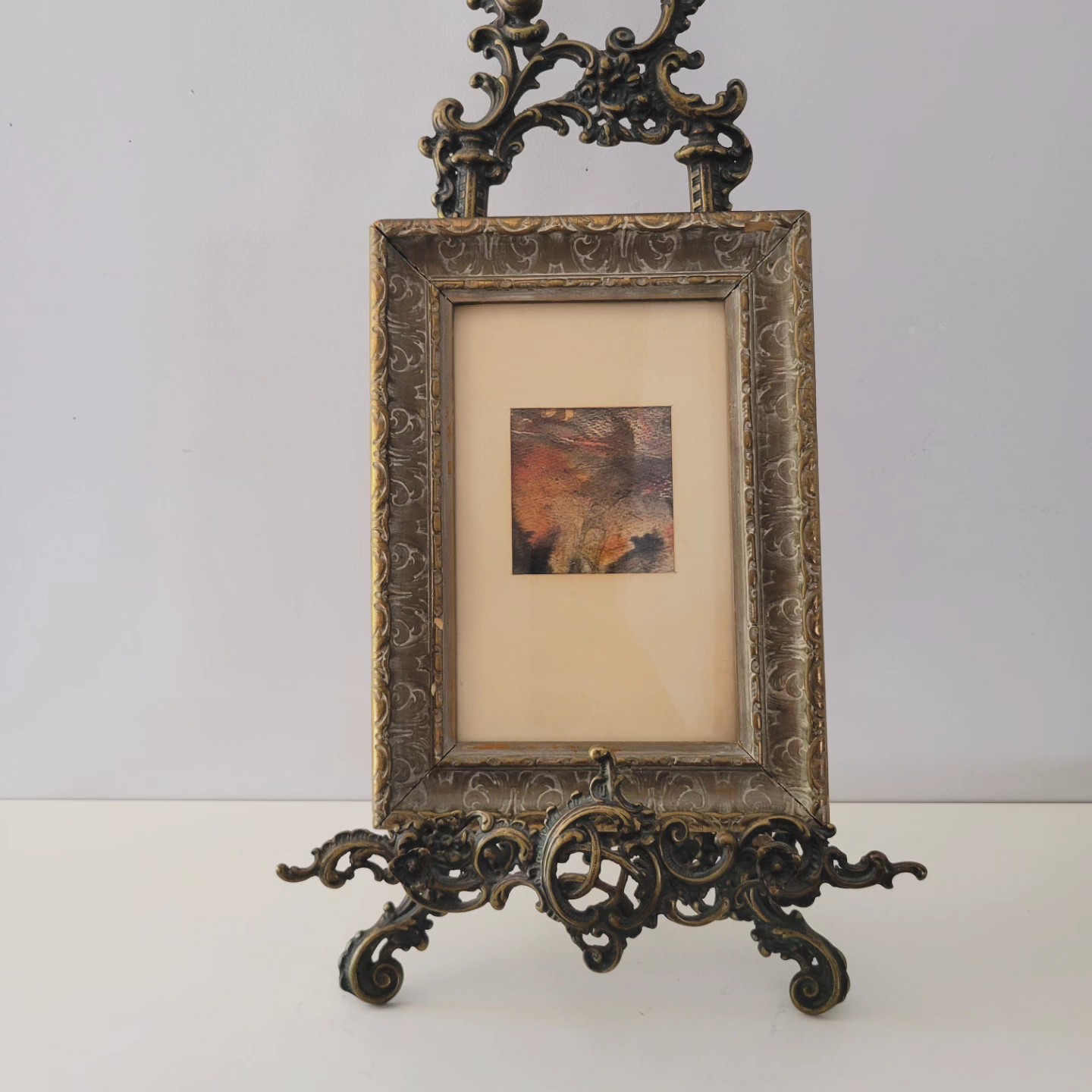 Pair Vintage Framed Watercolor Paintings — view 3