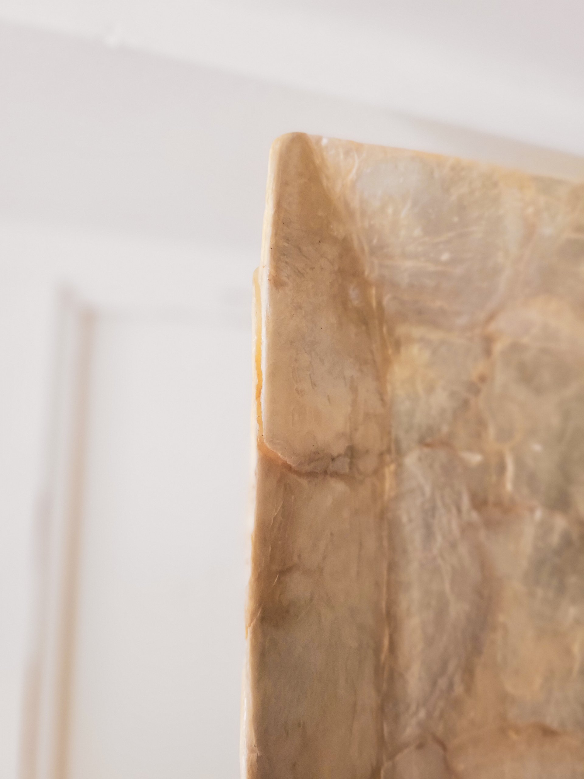 Vintage Square Capiz Shell Tray — view 2