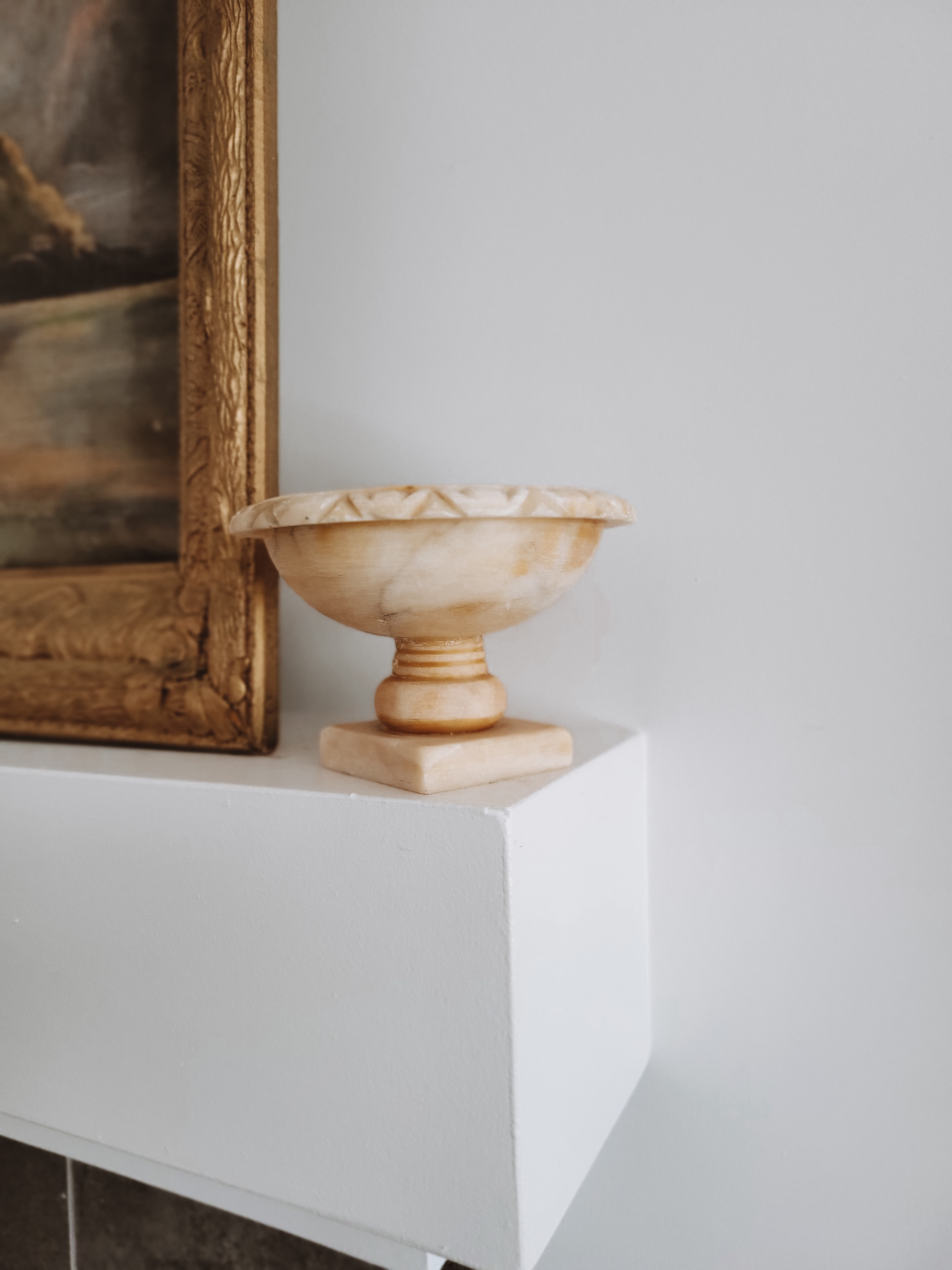 Alabaster Birdbath