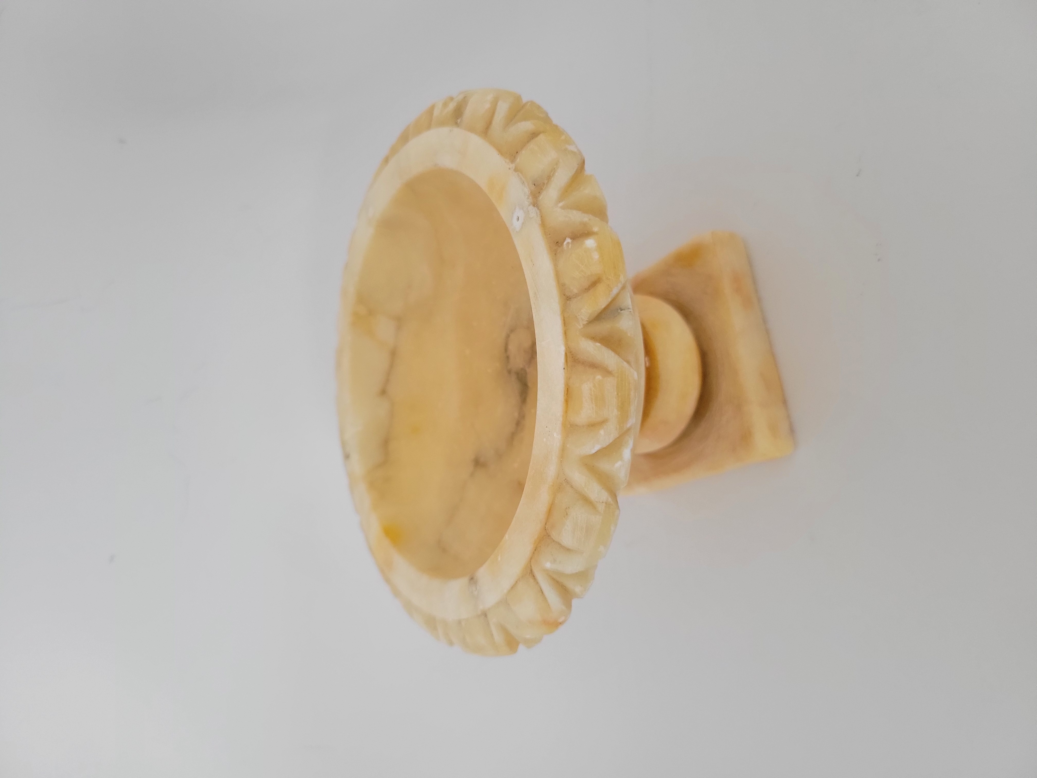 Alabaster Birdbath — view 3