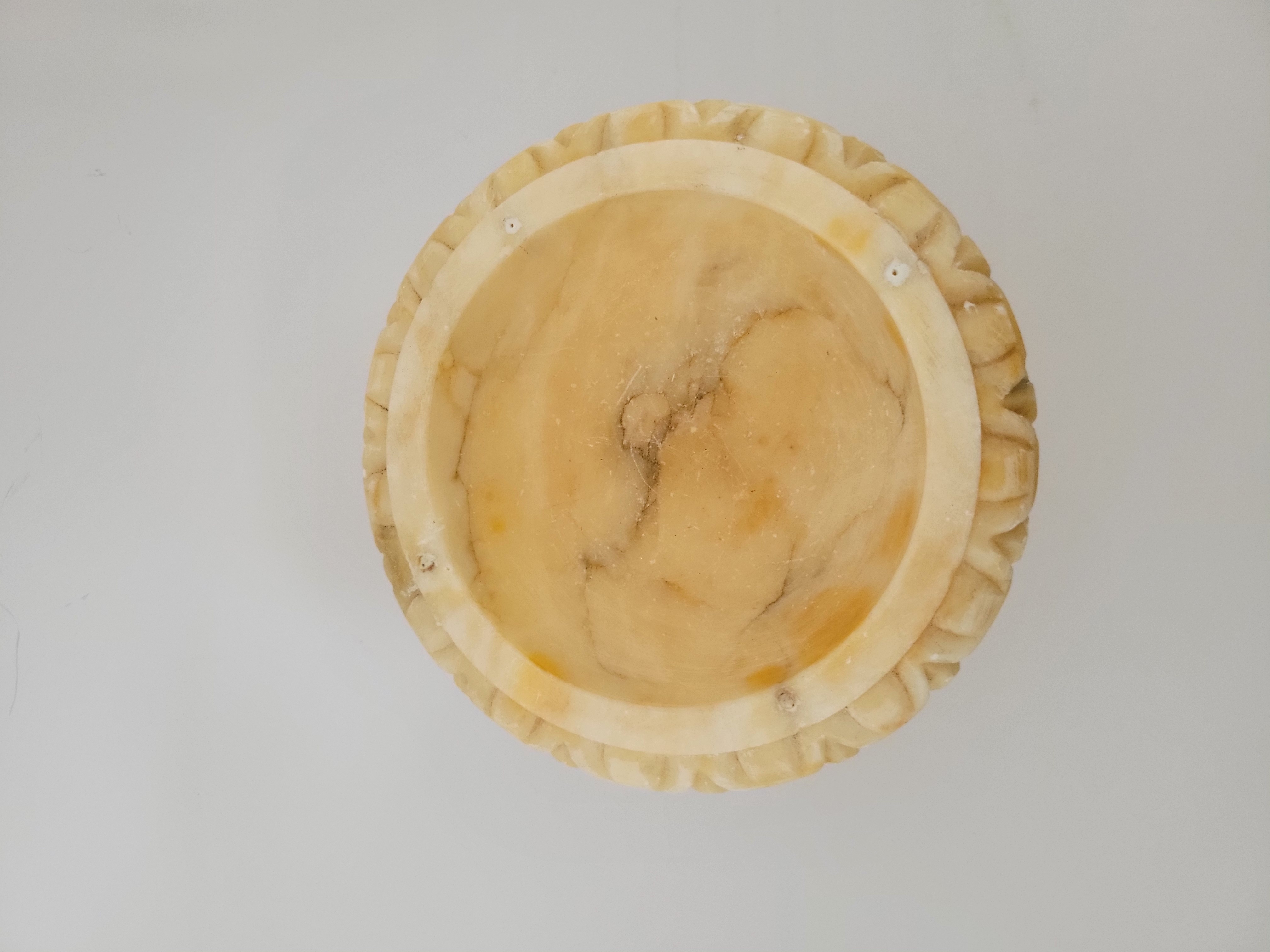 Alabaster Birdbath — view 4