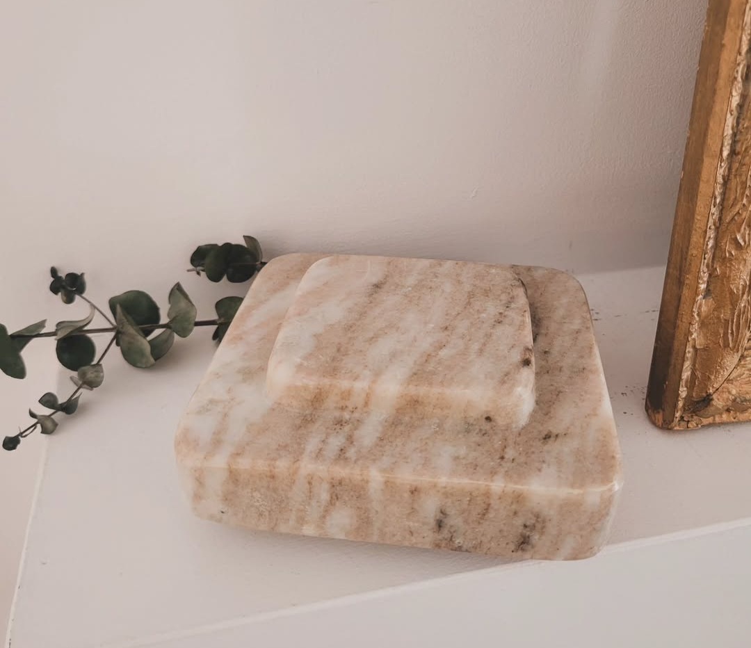 Solid Polished Marble Pedestal Riser