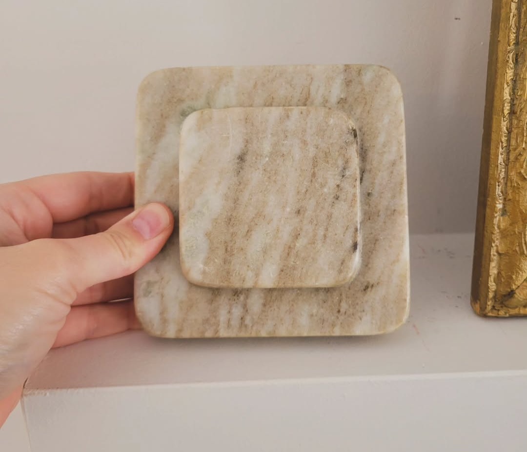 Solid Polished Marble Pedestal Riser — view 2