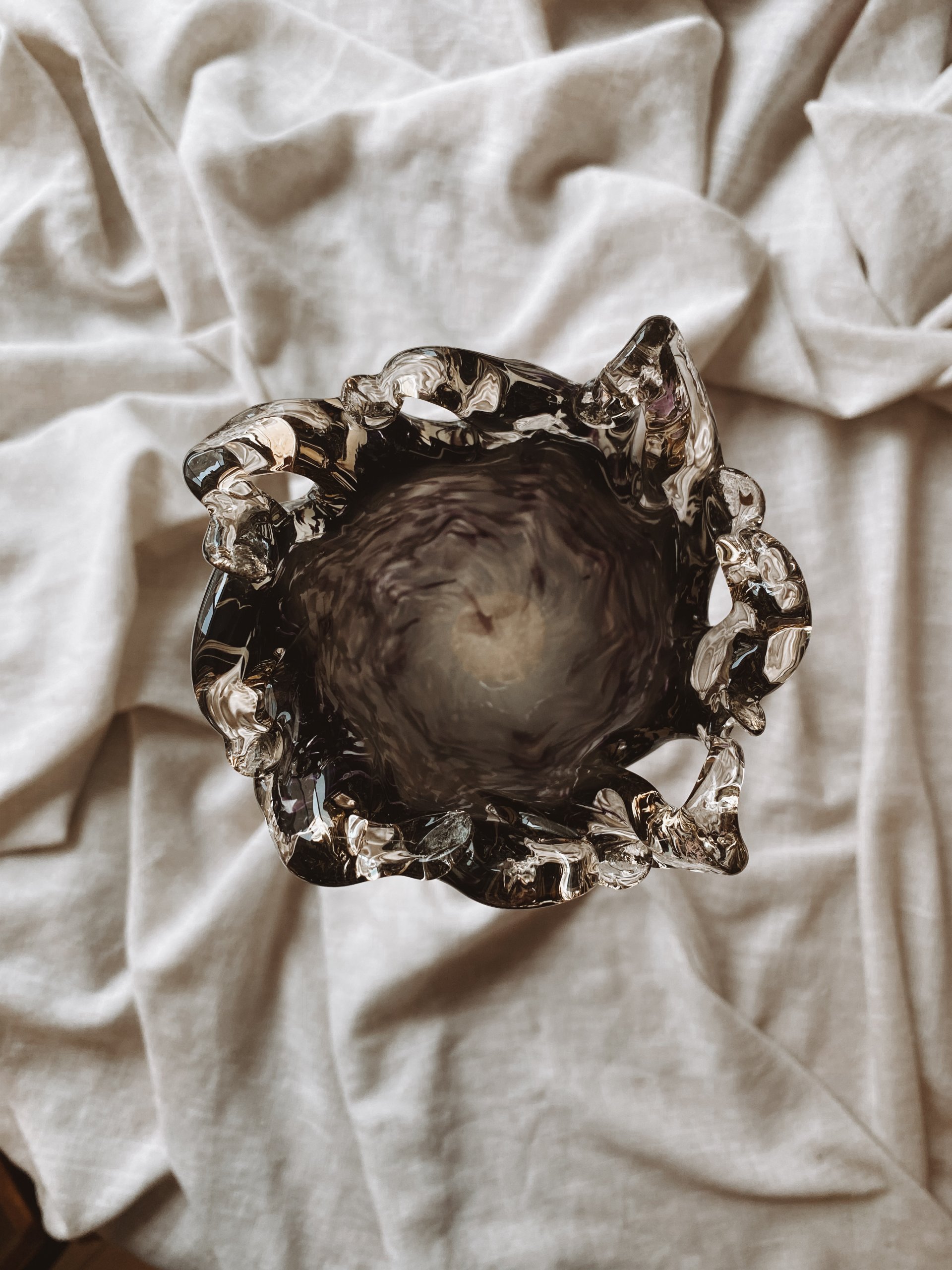 Vintage Murano Glass Tulip Candle Holder — view 4