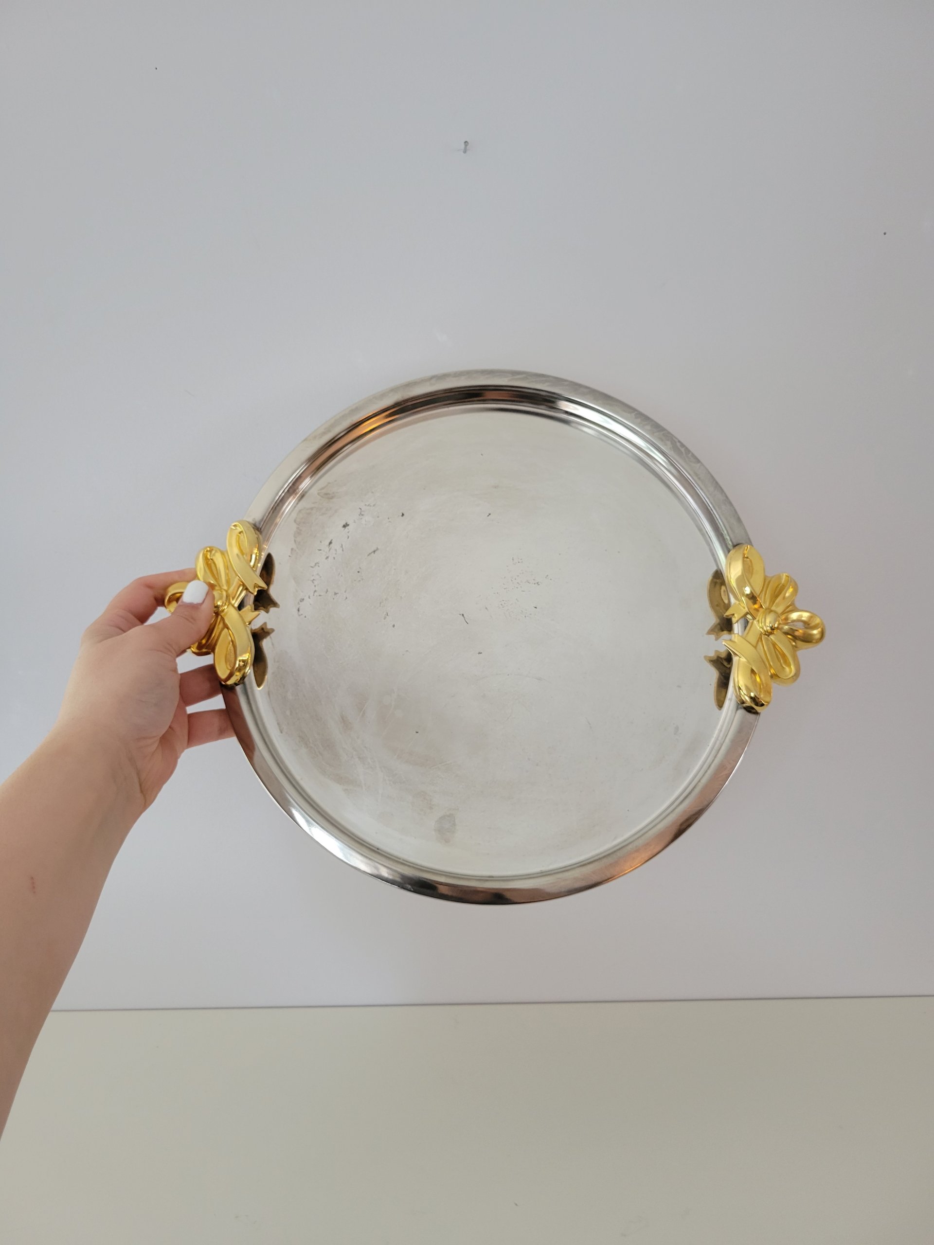 Vintage MCM Bar Cart Tray — view 4