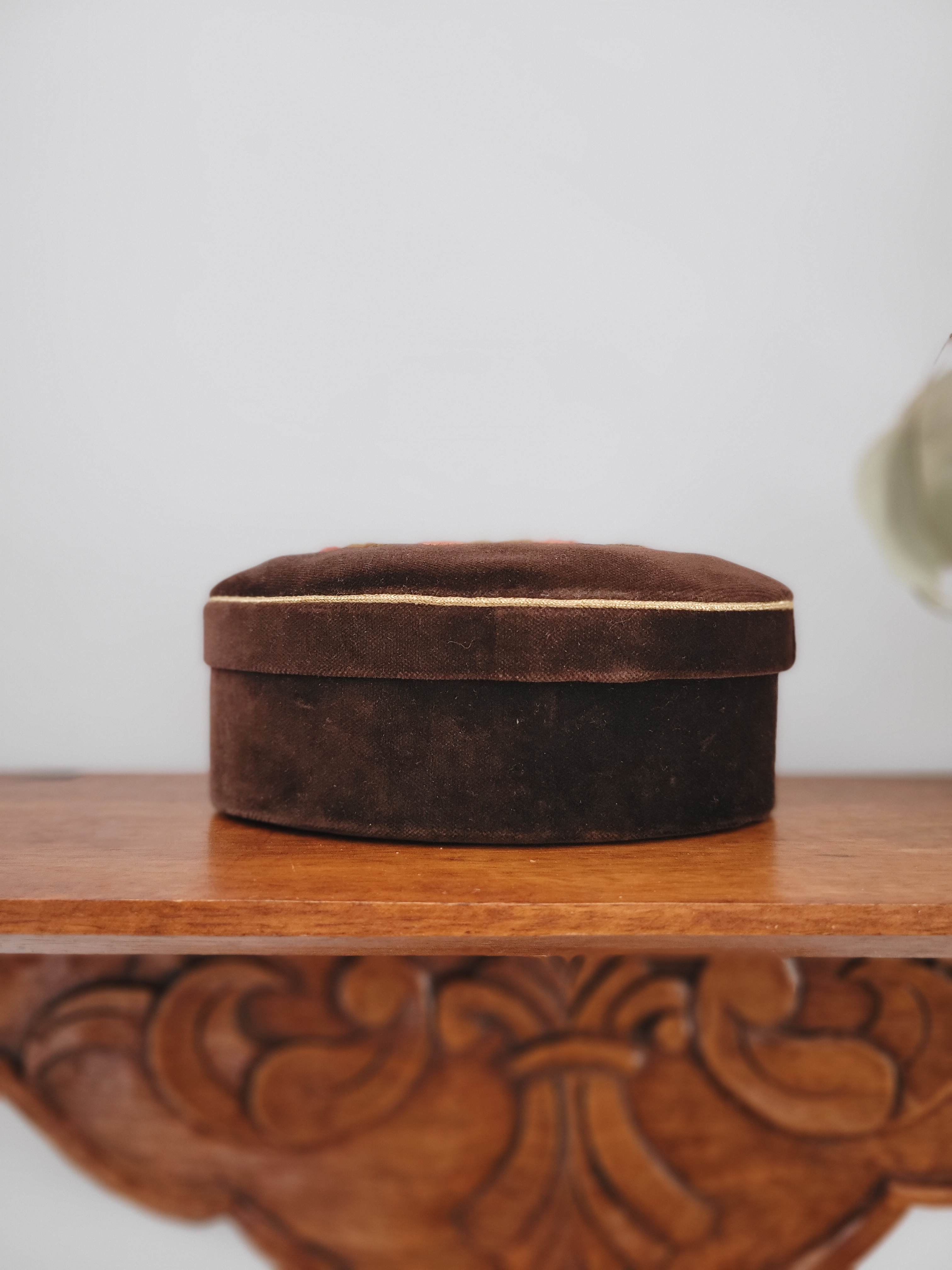 Oval Fabric Trinket Box — view 3