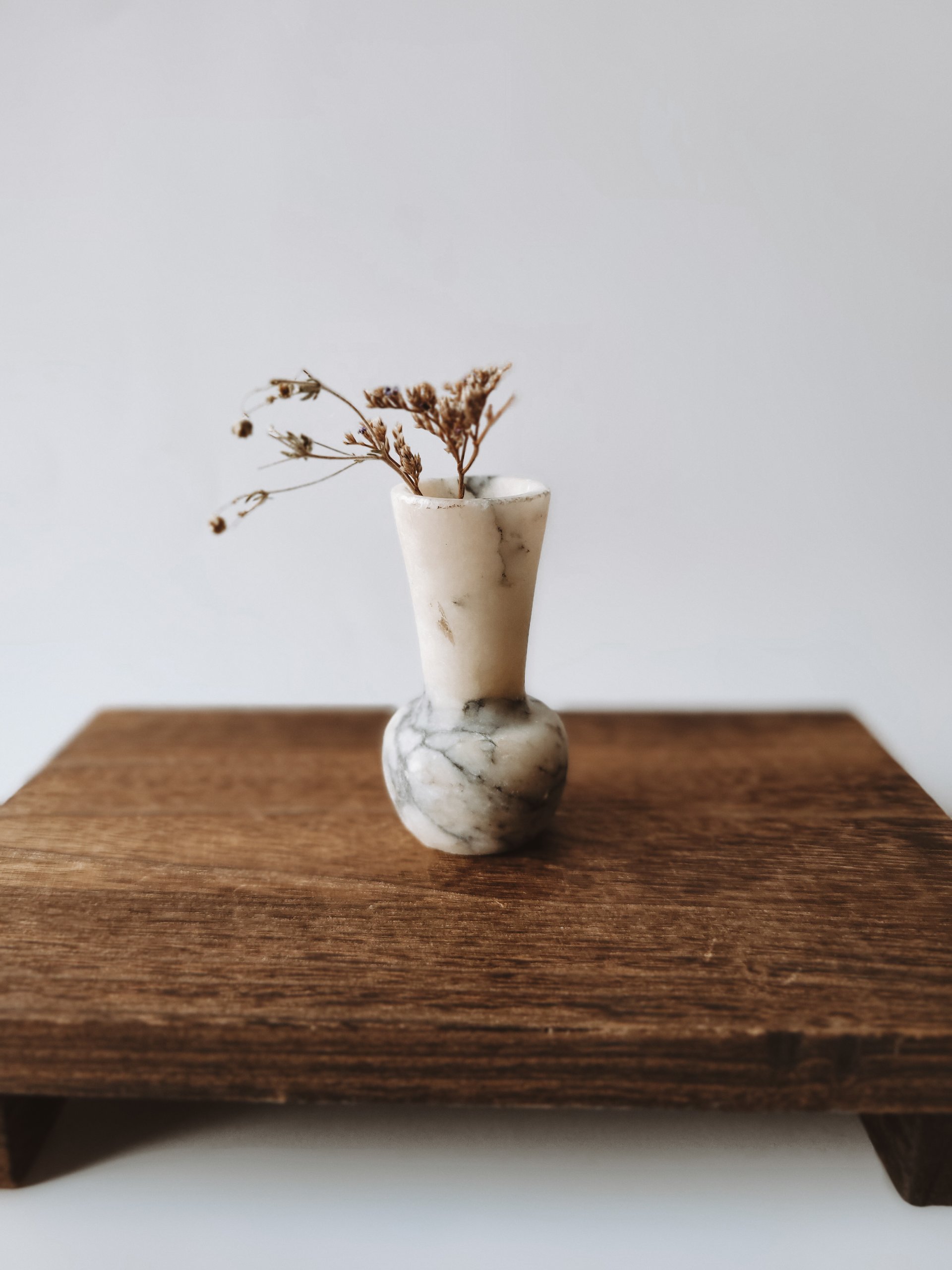 Mini Alabaster Bud Vase