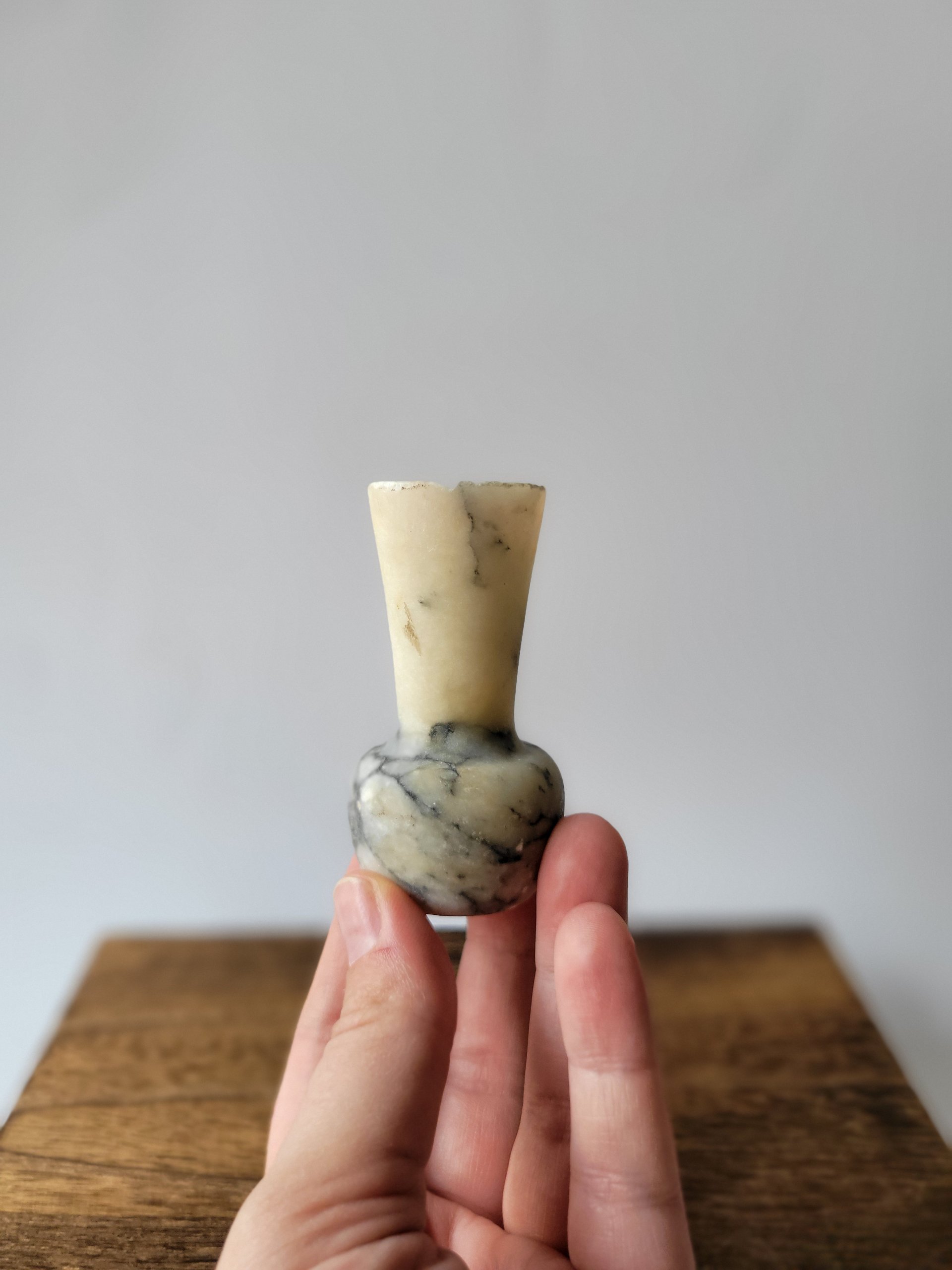 Mini Alabaster Bud Vase — view 3