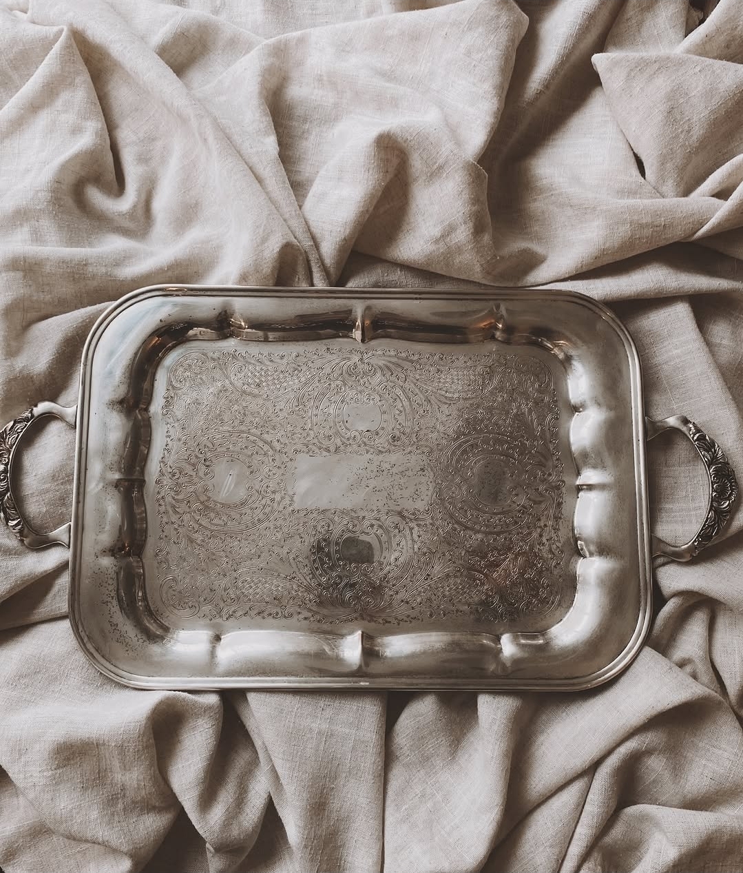 Vintage Viking Plate Silver-Plated Tray