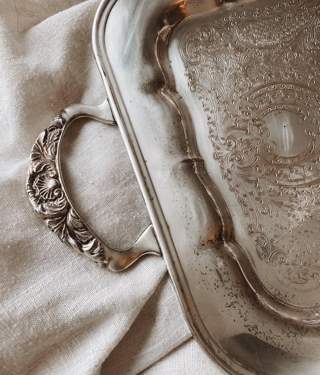Vintage Viking Plate Silver-Plated Tray — view 2