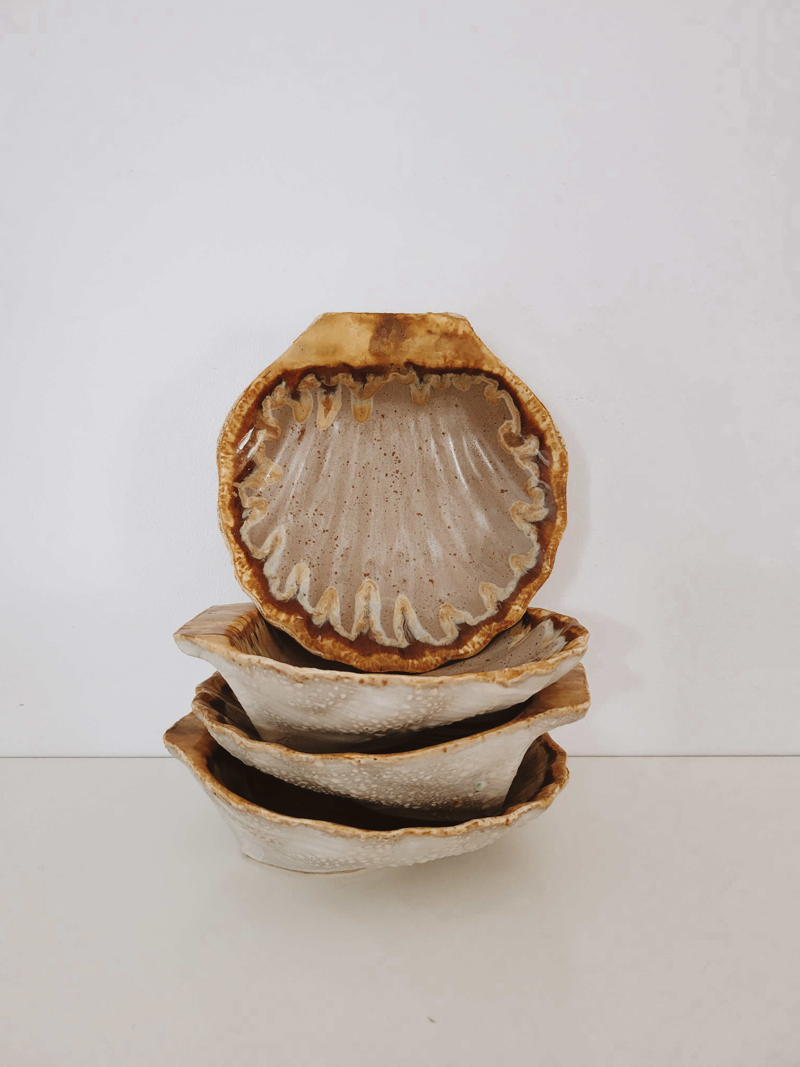 Vintage Pottery Dishes | Set of 4