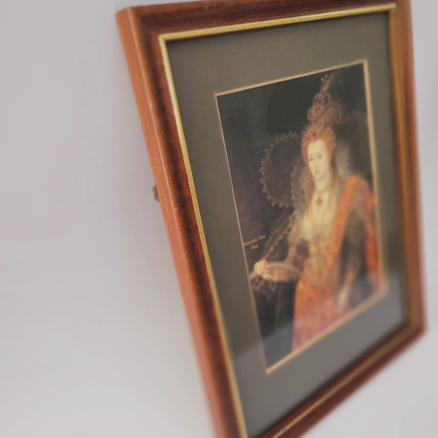 Vintage Queen Elizabeth Framed Print — view 3