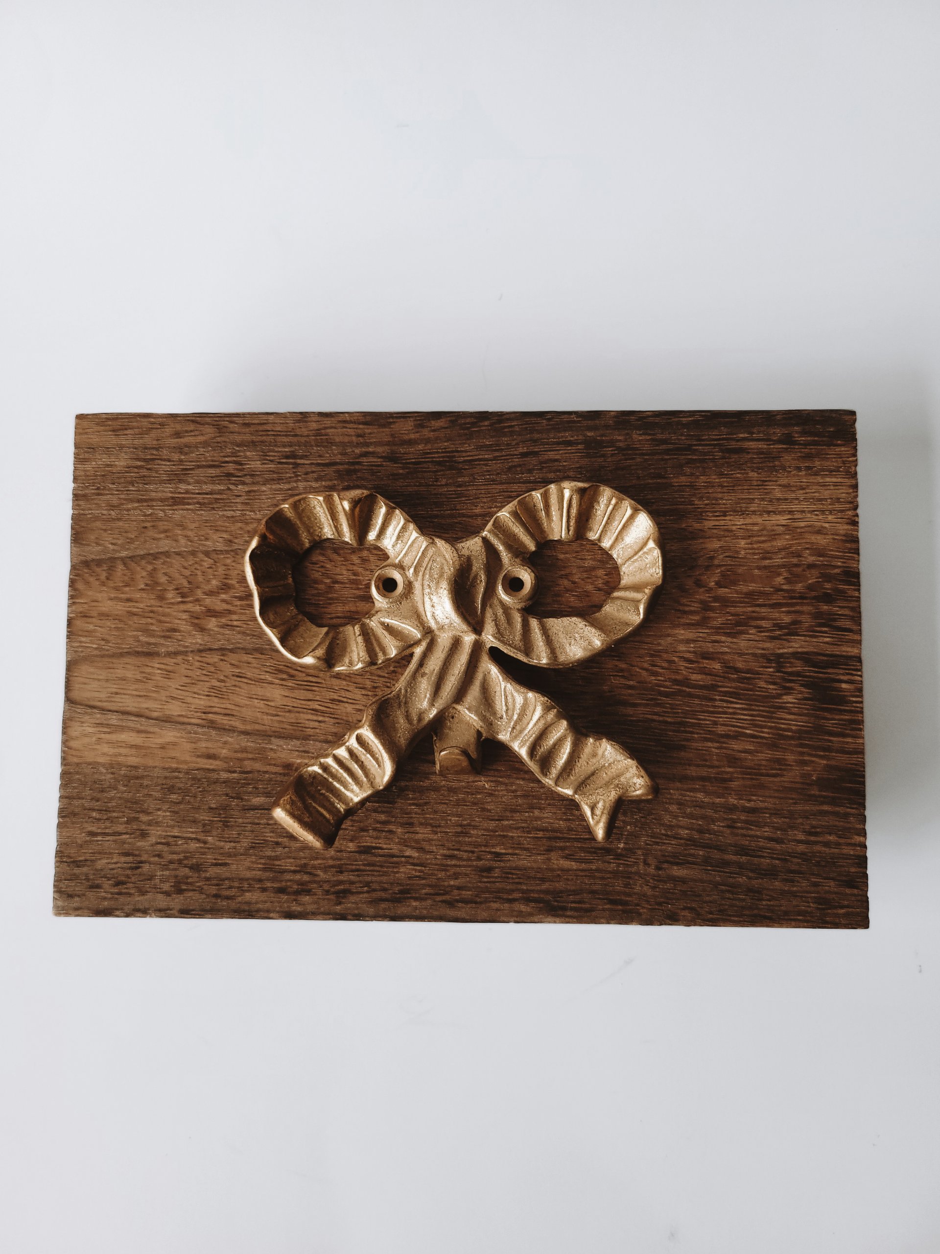Brass Bow Wall Hook