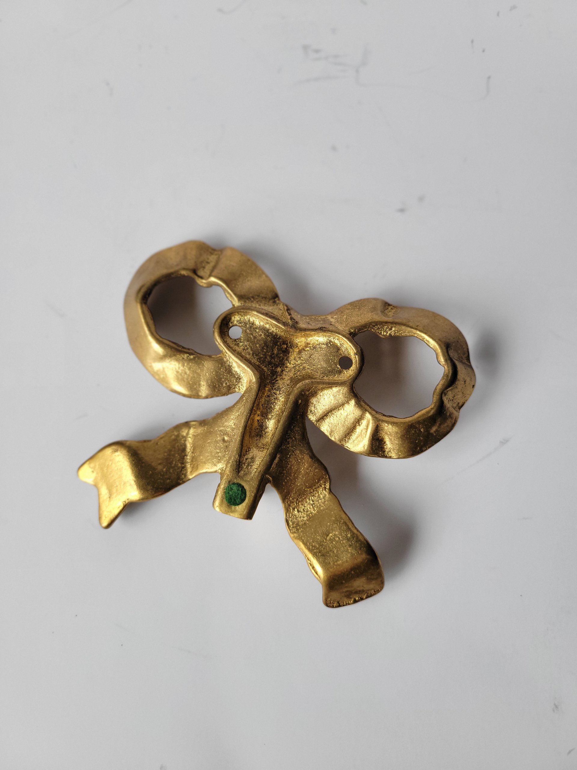 Brass Bow Wall Hook — view 4