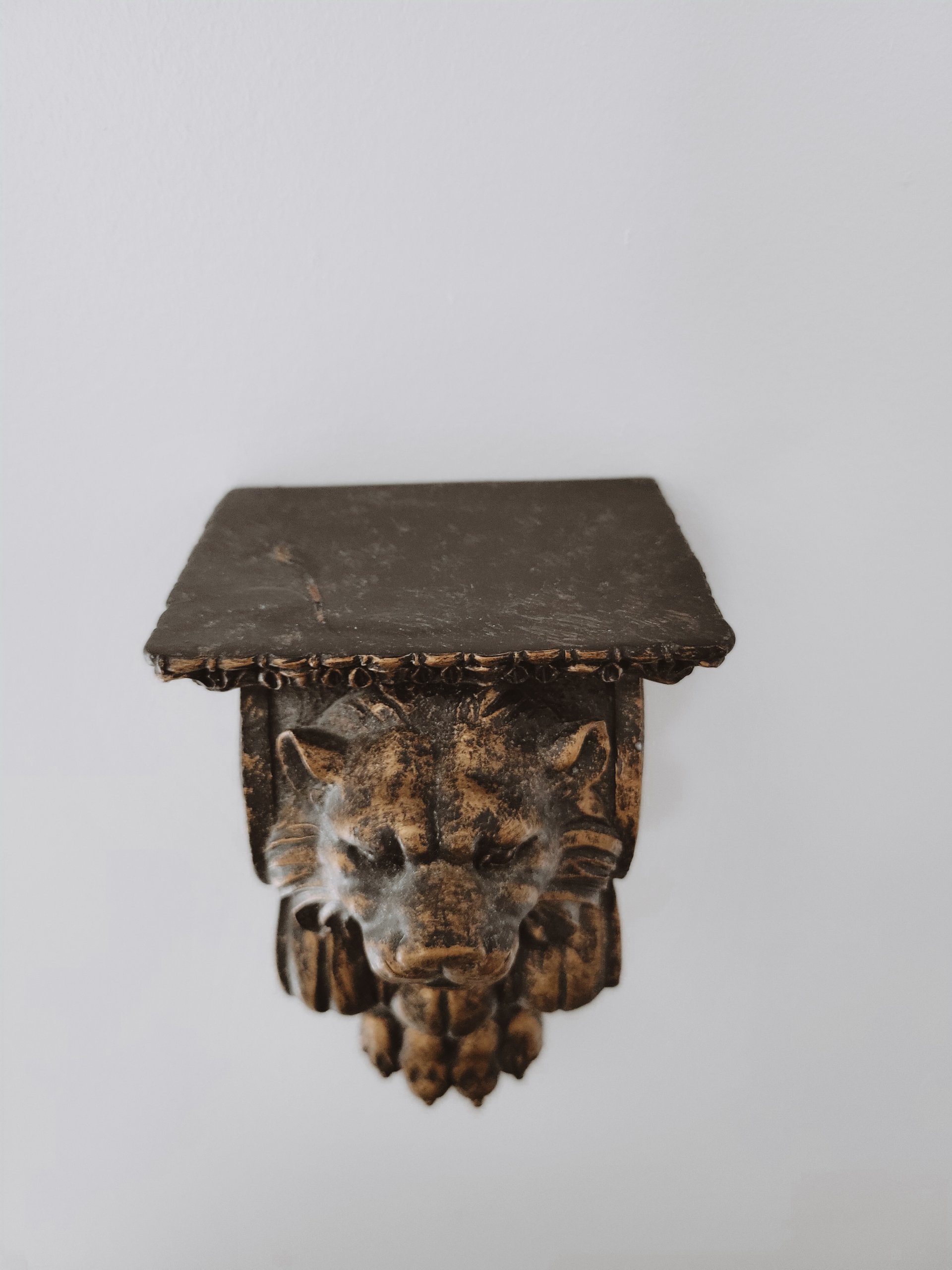 Lion Head Wall Corbel — view 3
