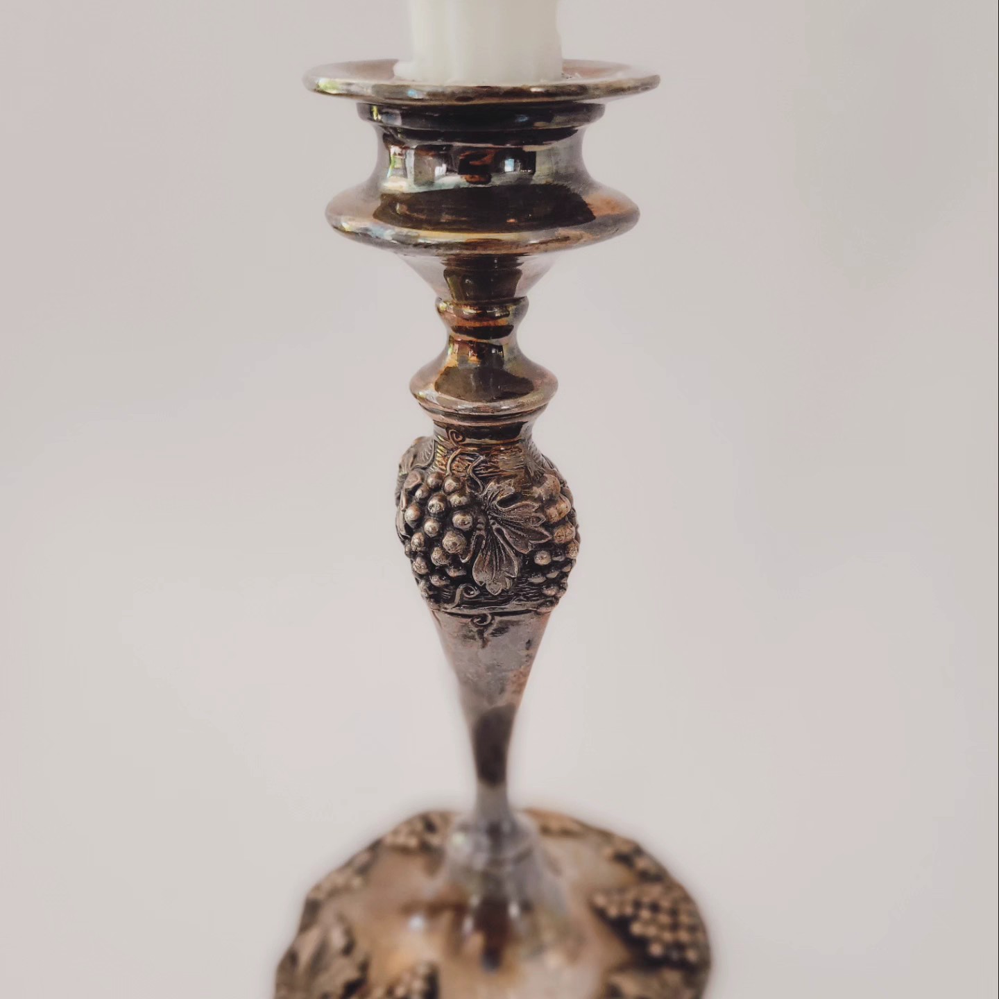 Ornate Vintage Candleholder — view 3