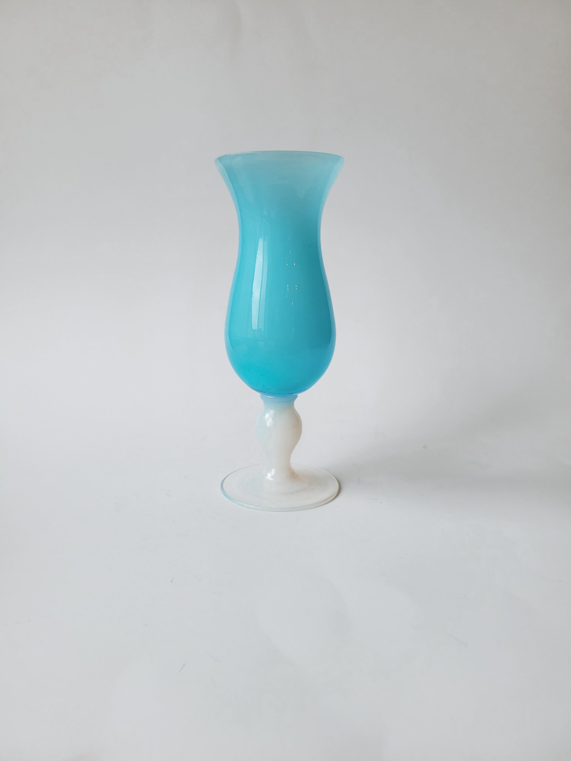 Blue Opaline Vase