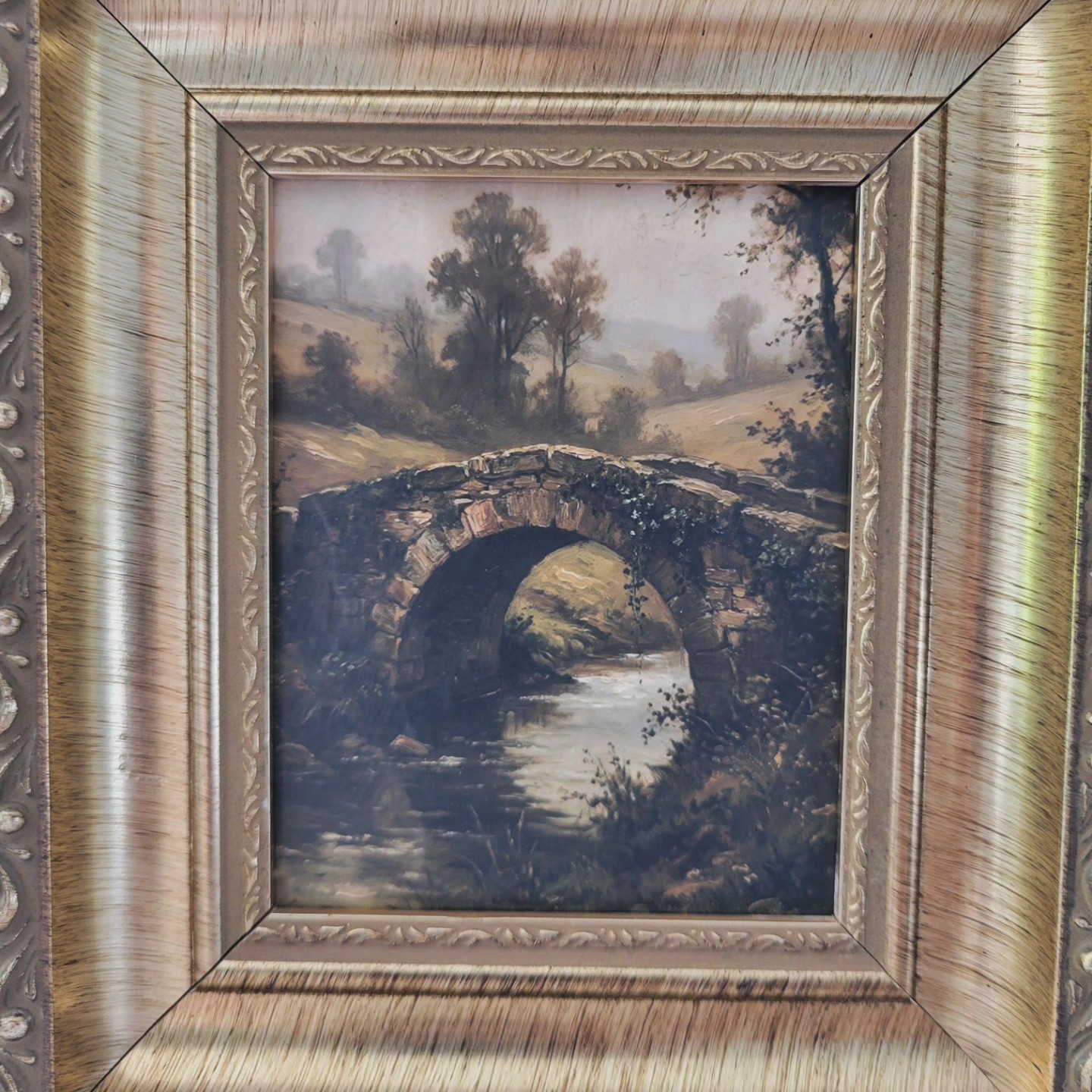 Ornate Frame Paired with a Landscape Print — view 3