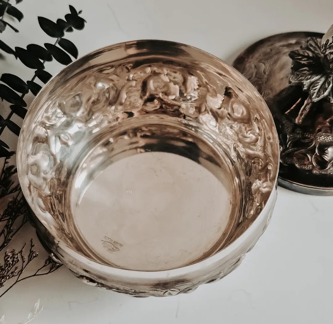 Silor Silver-Plated Lidded Bowl — view 4