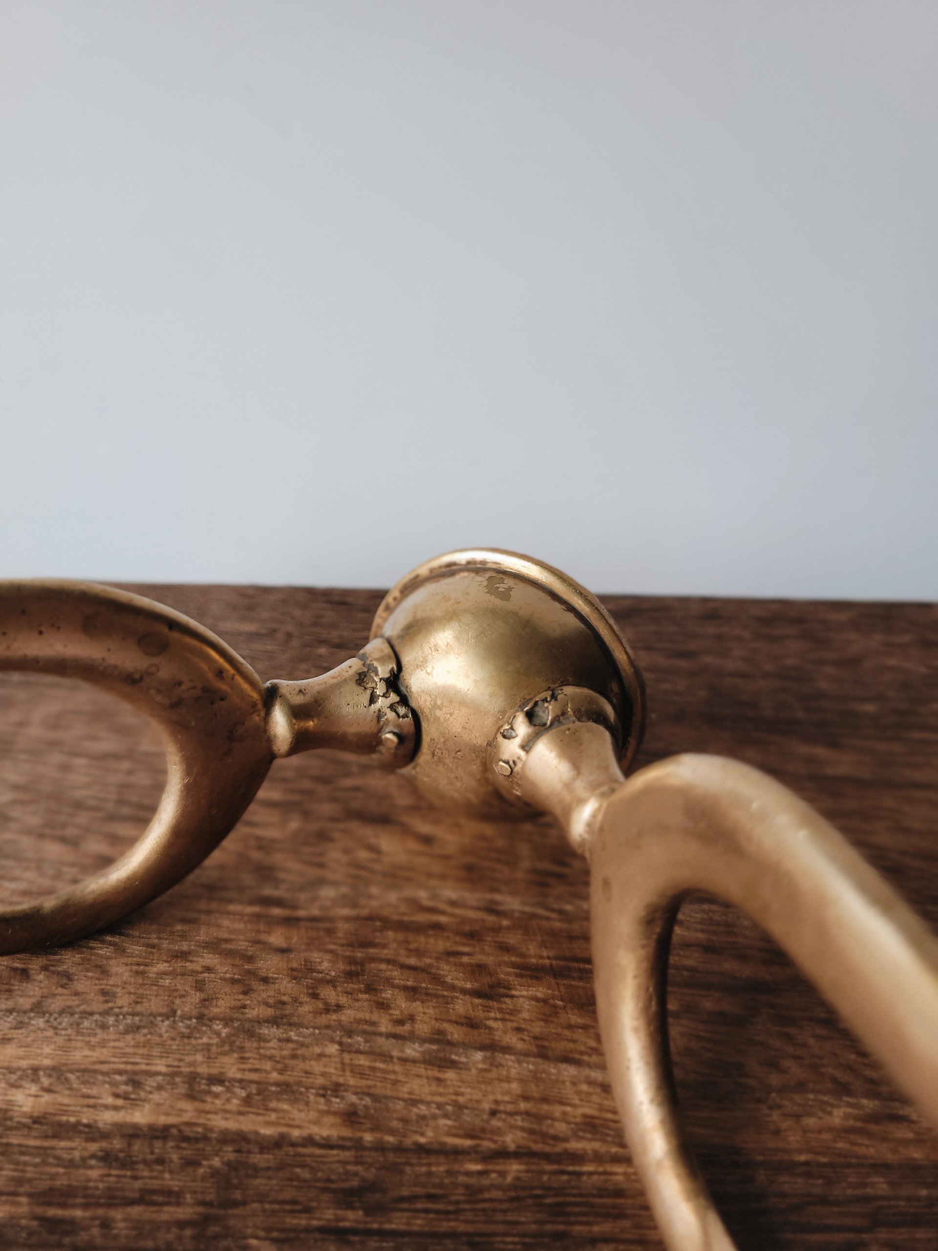 Double Brass Hooks — view 2