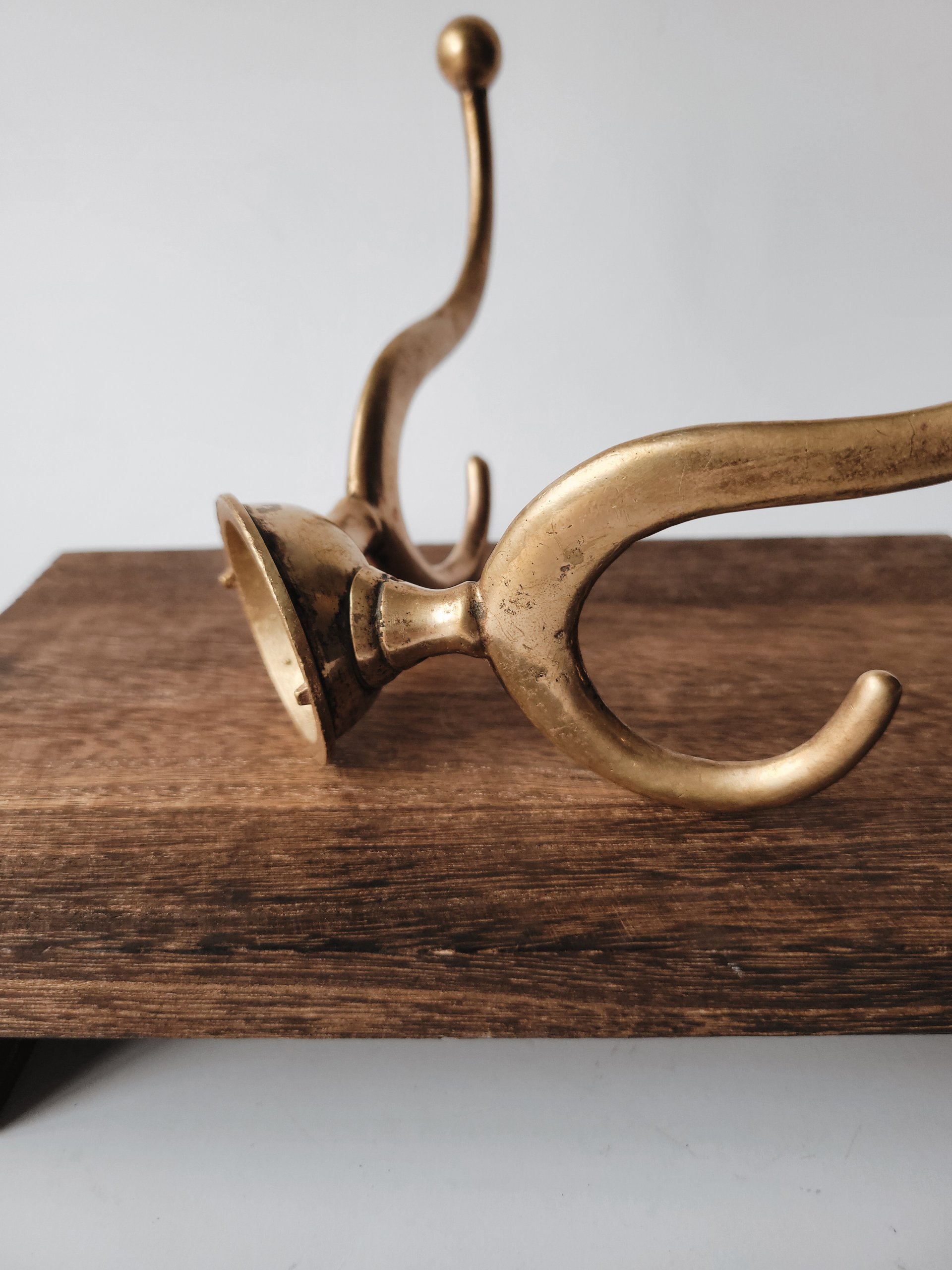 Double Brass Hooks — view 3