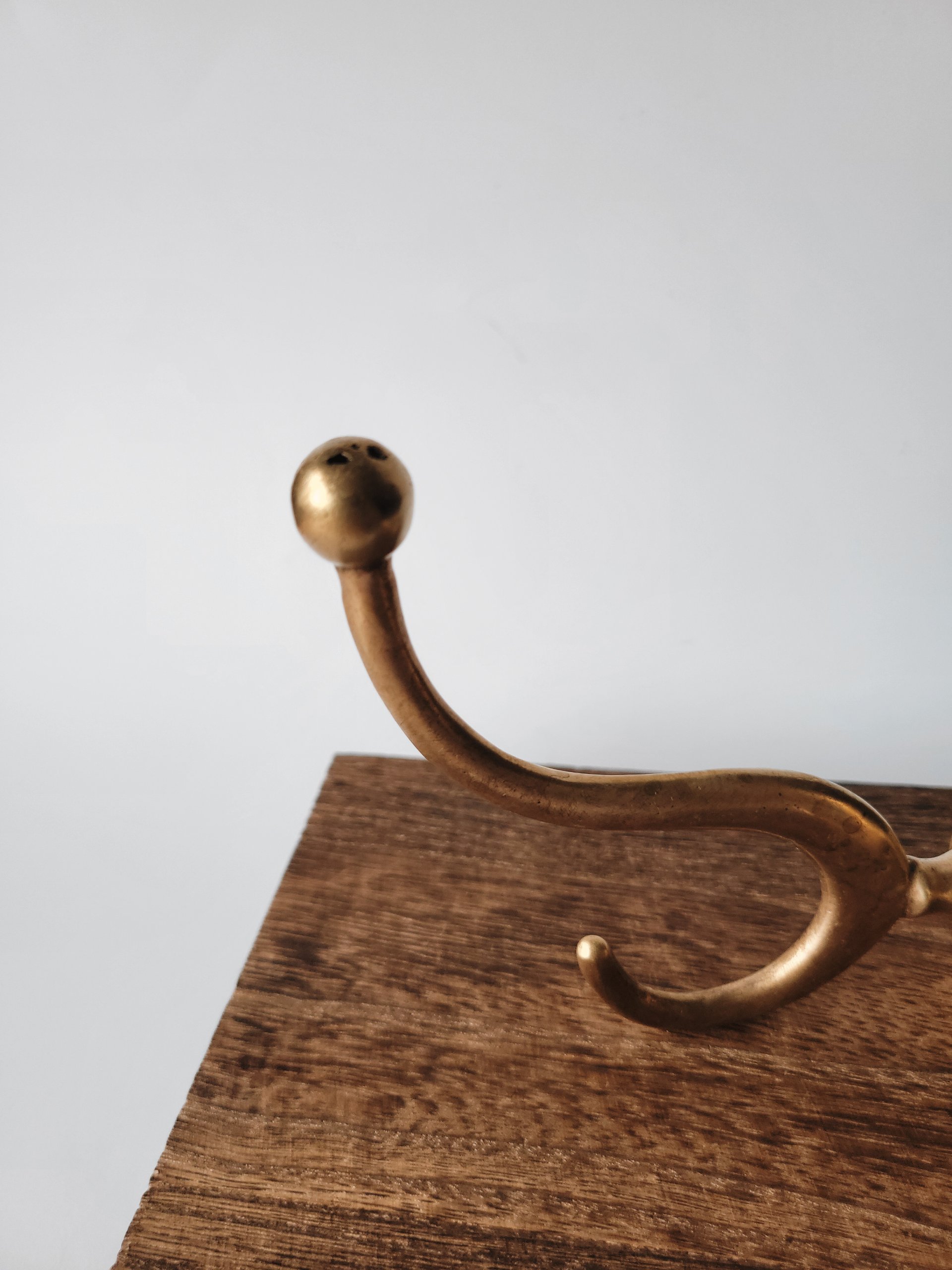 Double Brass Hooks — view 4