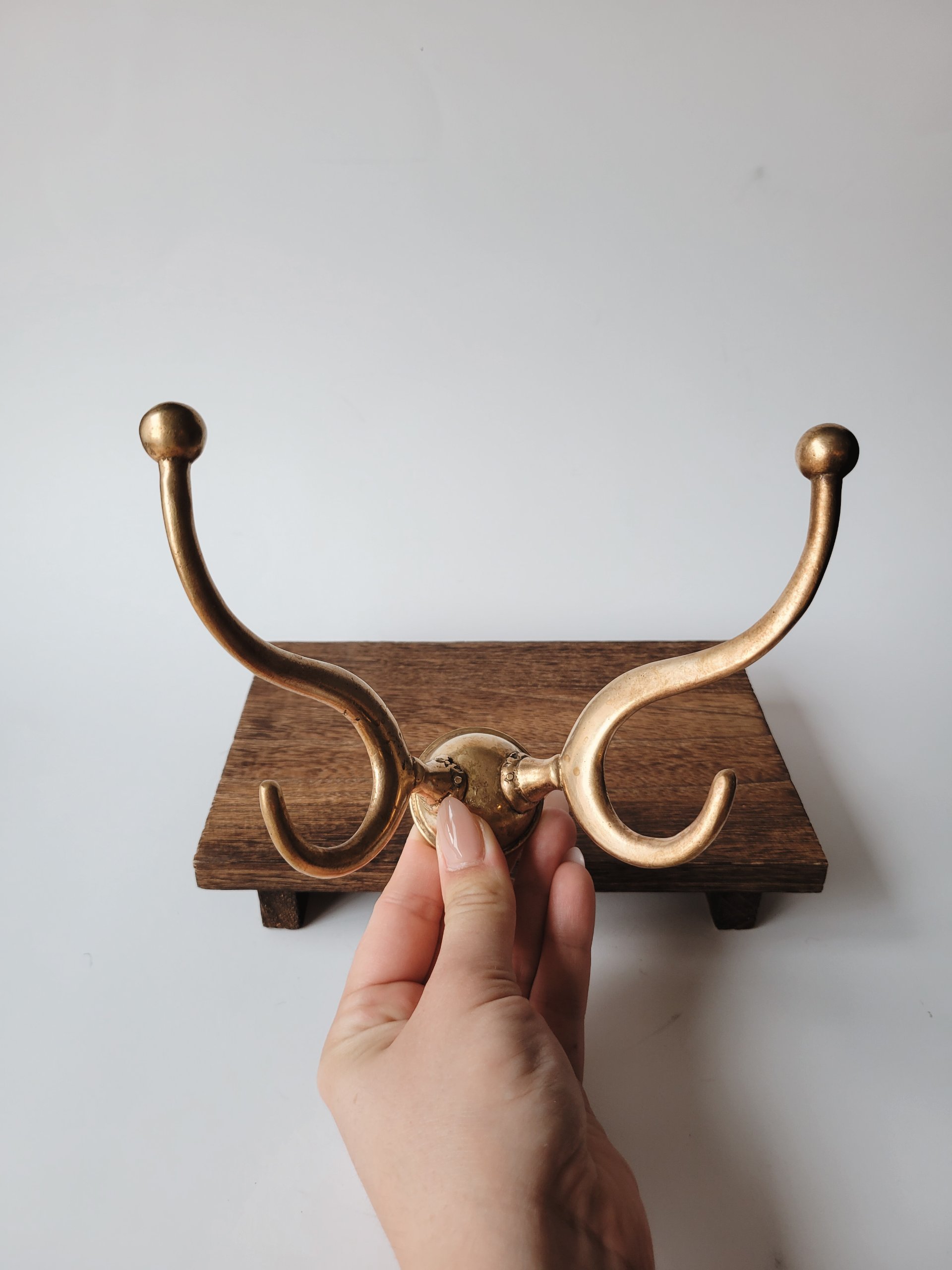 Double Brass Hooks — view 6