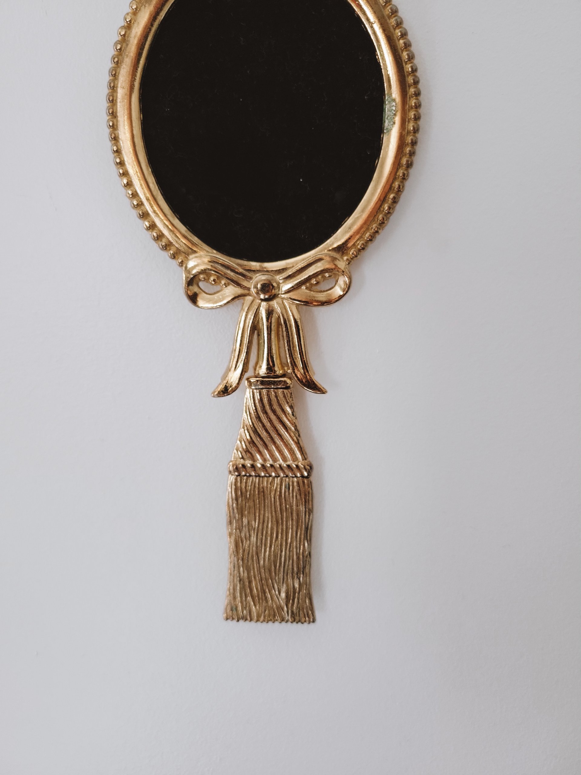 Brass Bows & Tassles Triple Photo Frame — view 3