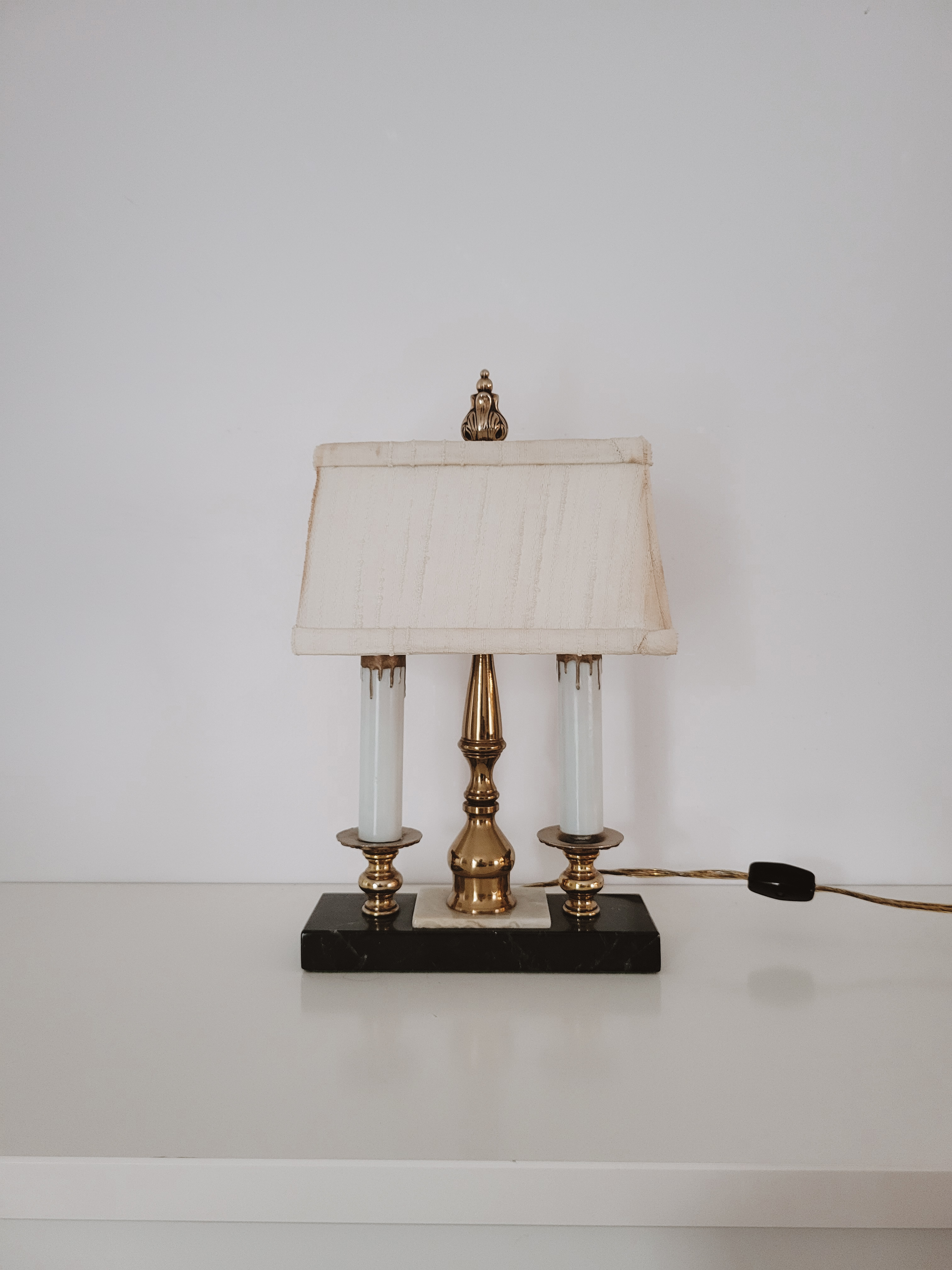Vintage Bouillotte Table Lamp