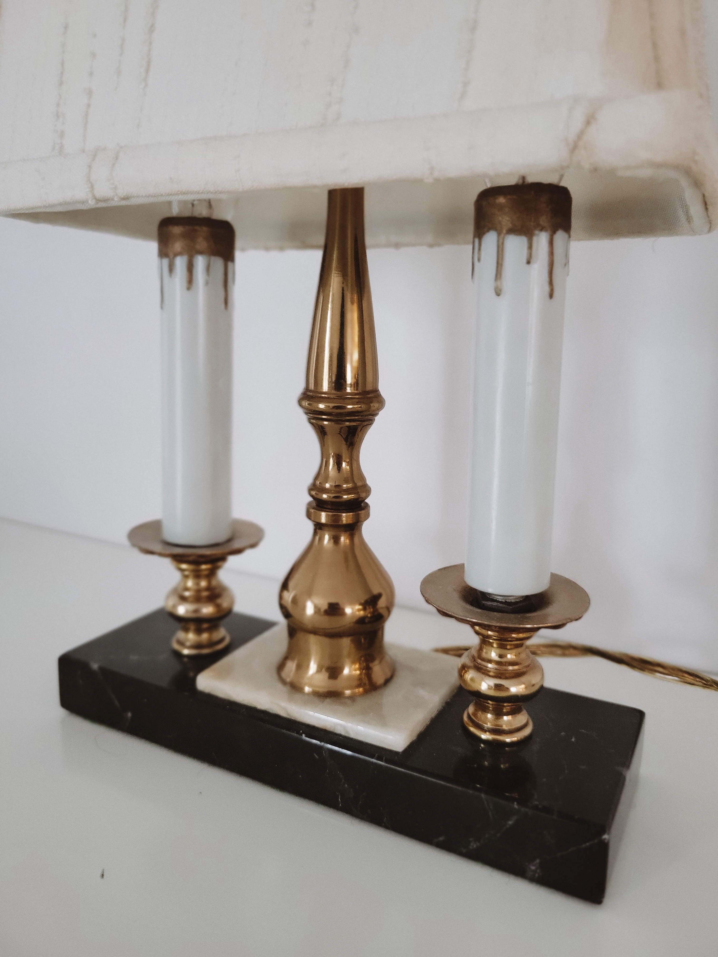 Vintage Bouillotte Table Lamp — view 2